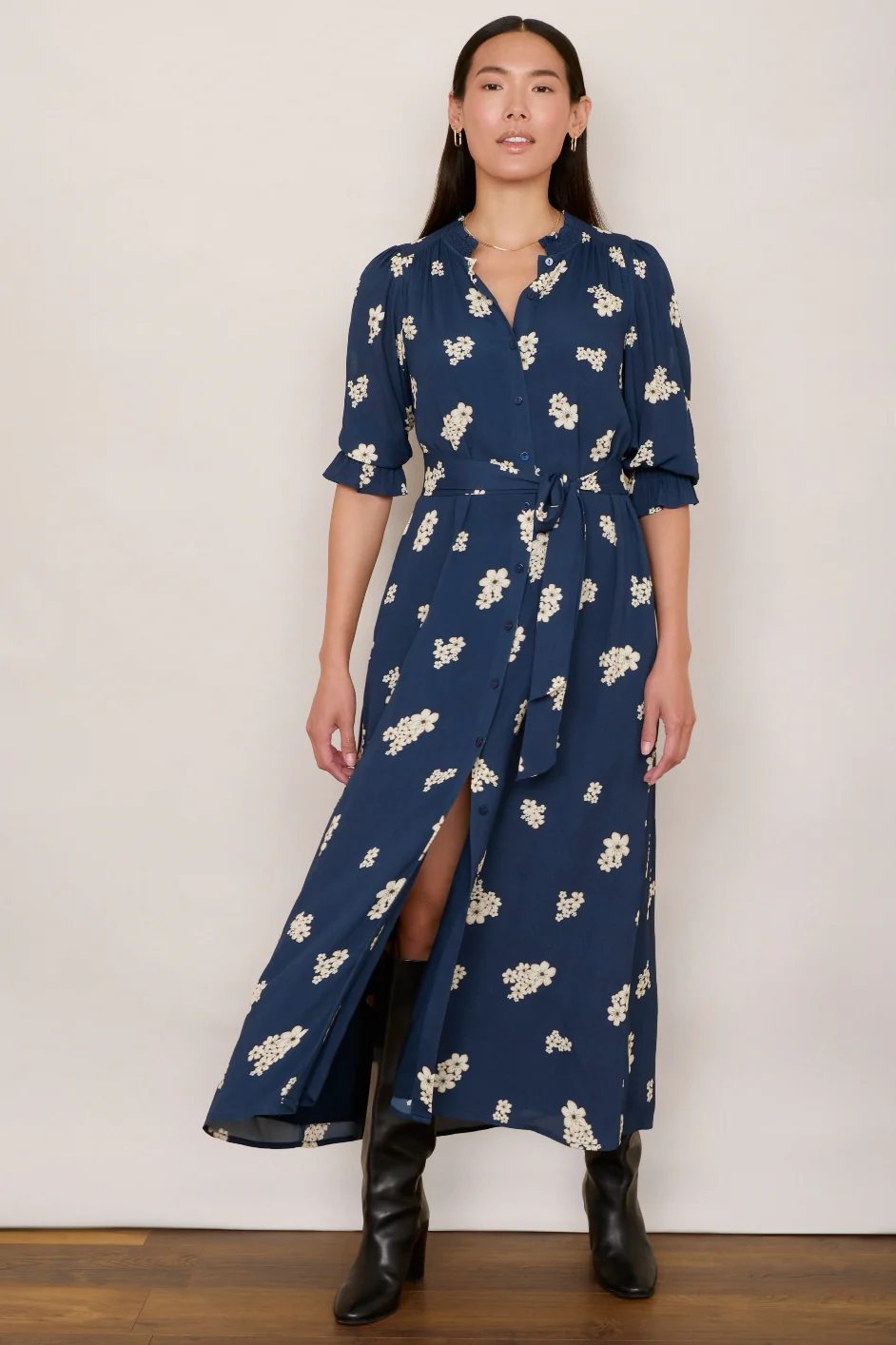 Lisette Dress - Midnight Floral - Image 2
