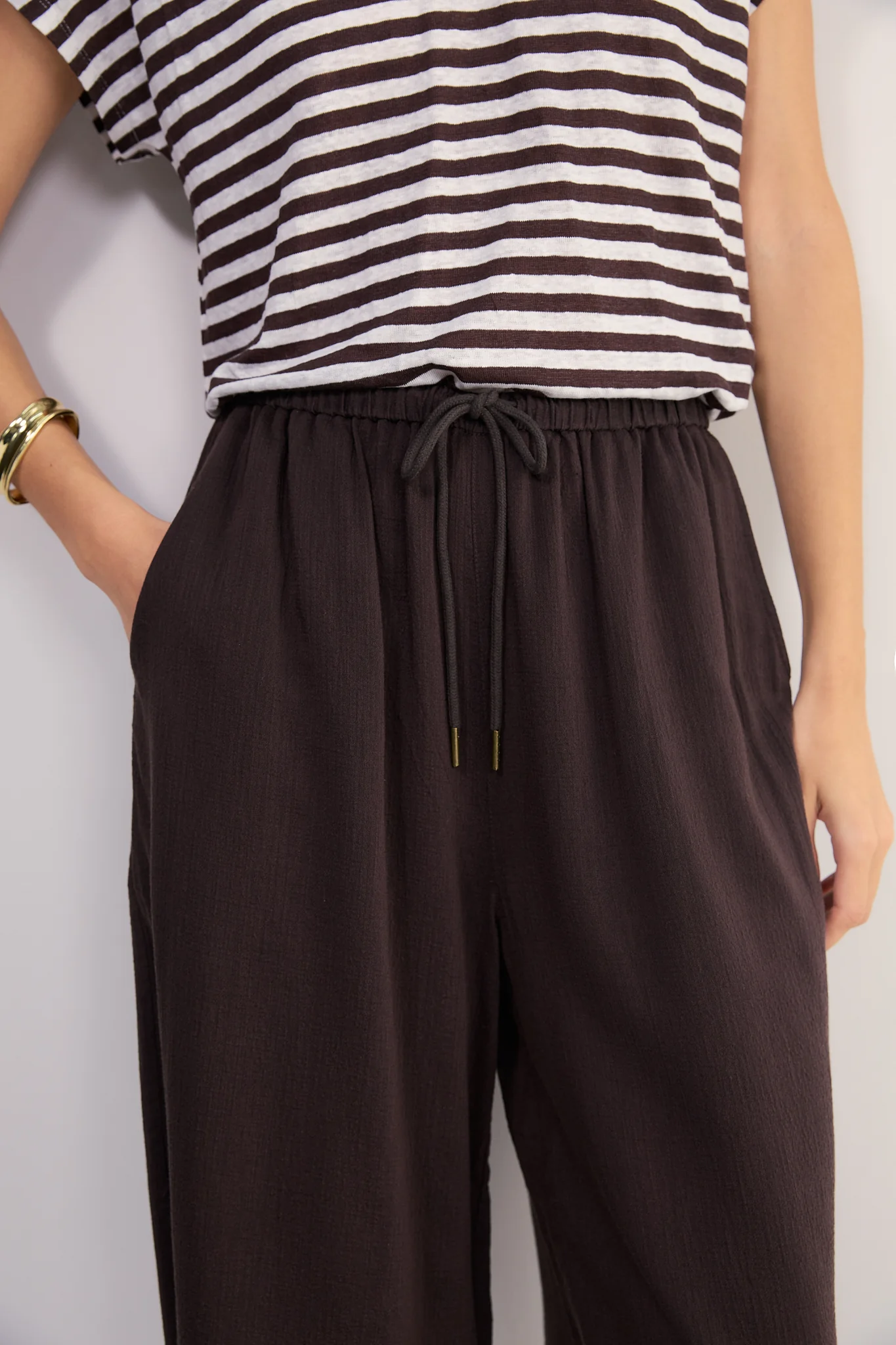 Lola Hareem Trouser - Cocoa - Image 3