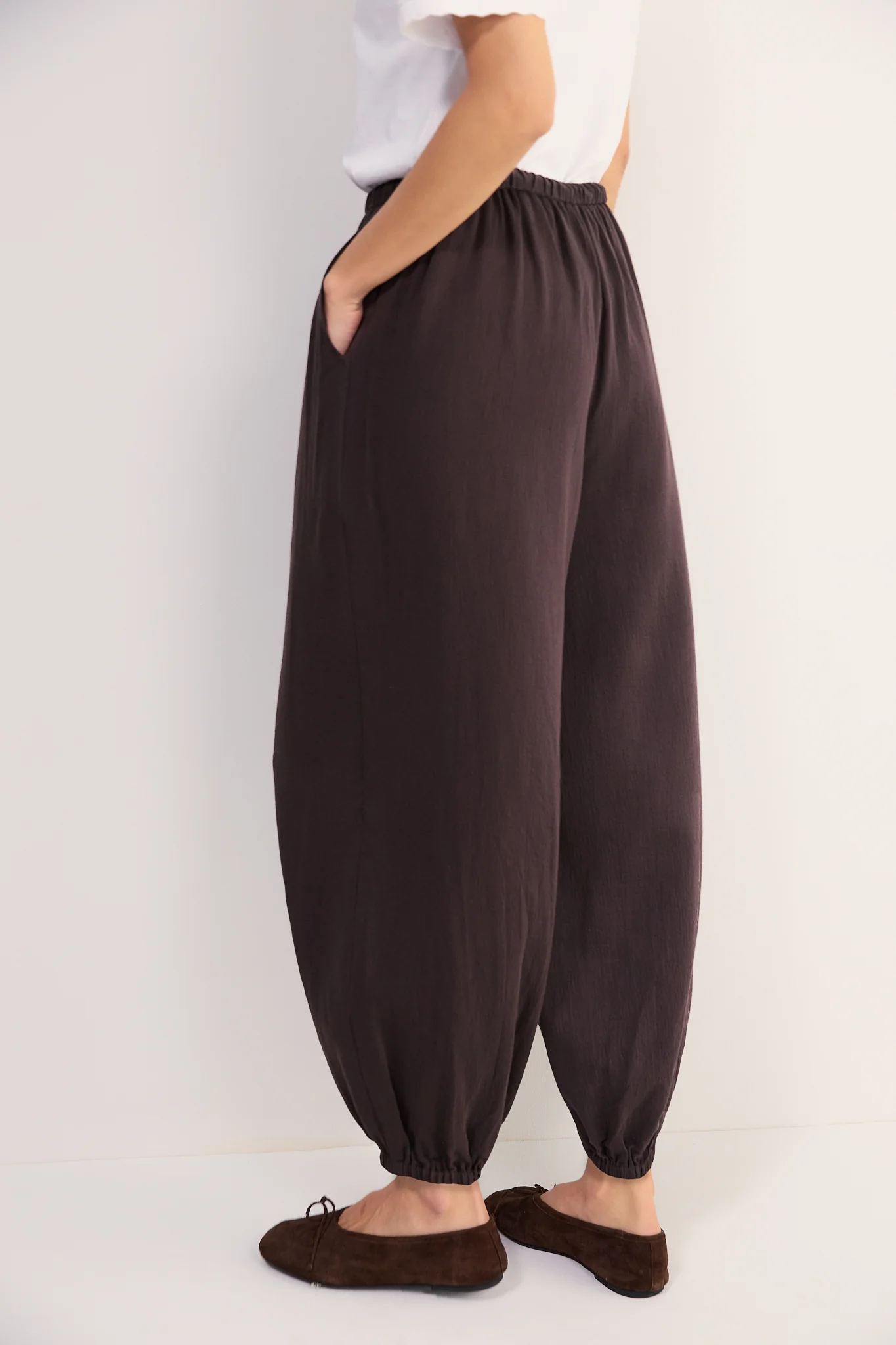 Lola Hareem Trouser - Cocoa - Image 4