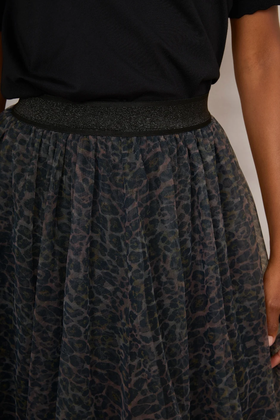 Lou Lou Tulle Skirt - Leopard - Image 3