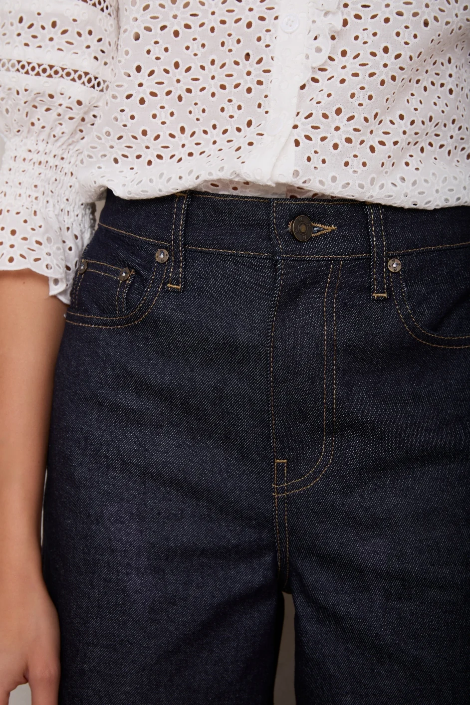 Lula Barrel Jean - Raw Denim - Image 4