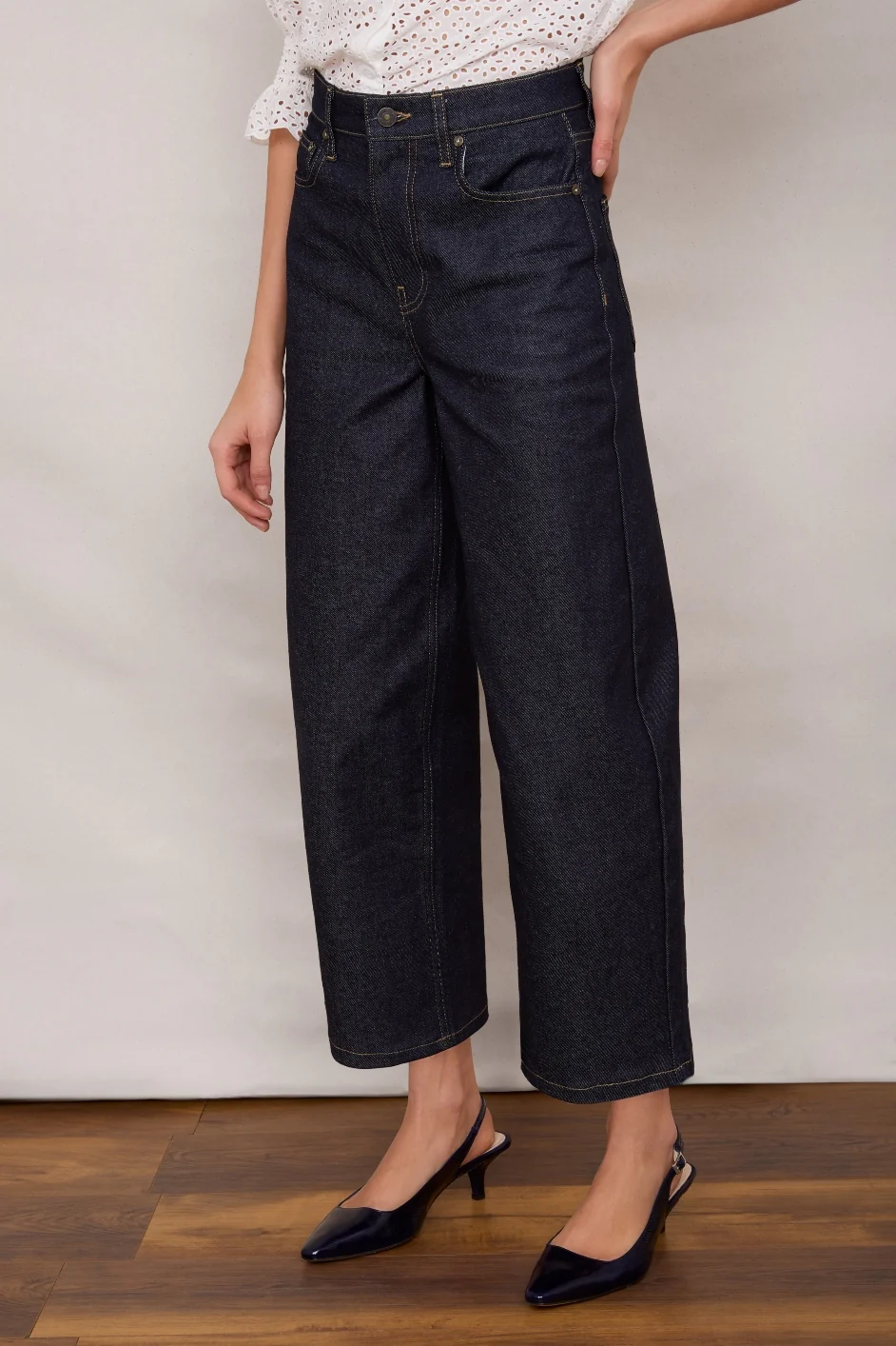 Lula Barrel Jean - Raw Denim - Image 5