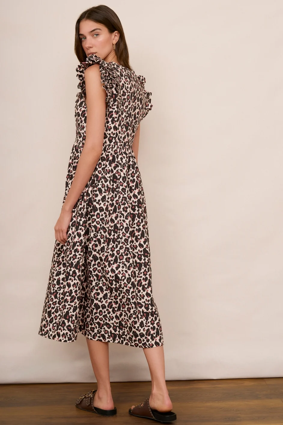 Luna Dress - Leopard - Image 3