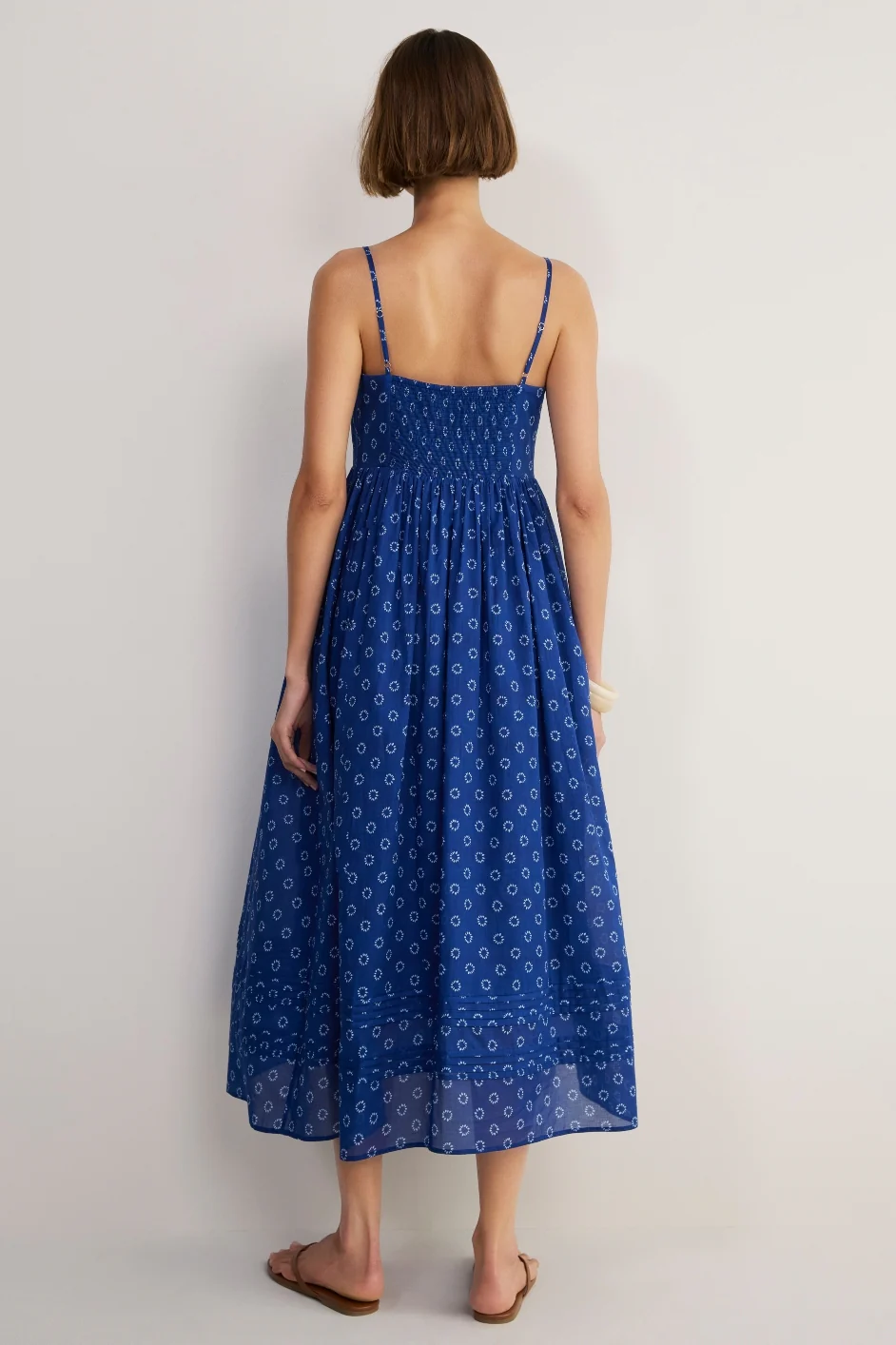Maddison Dress - Soft Cobalt Shibori - Image 6