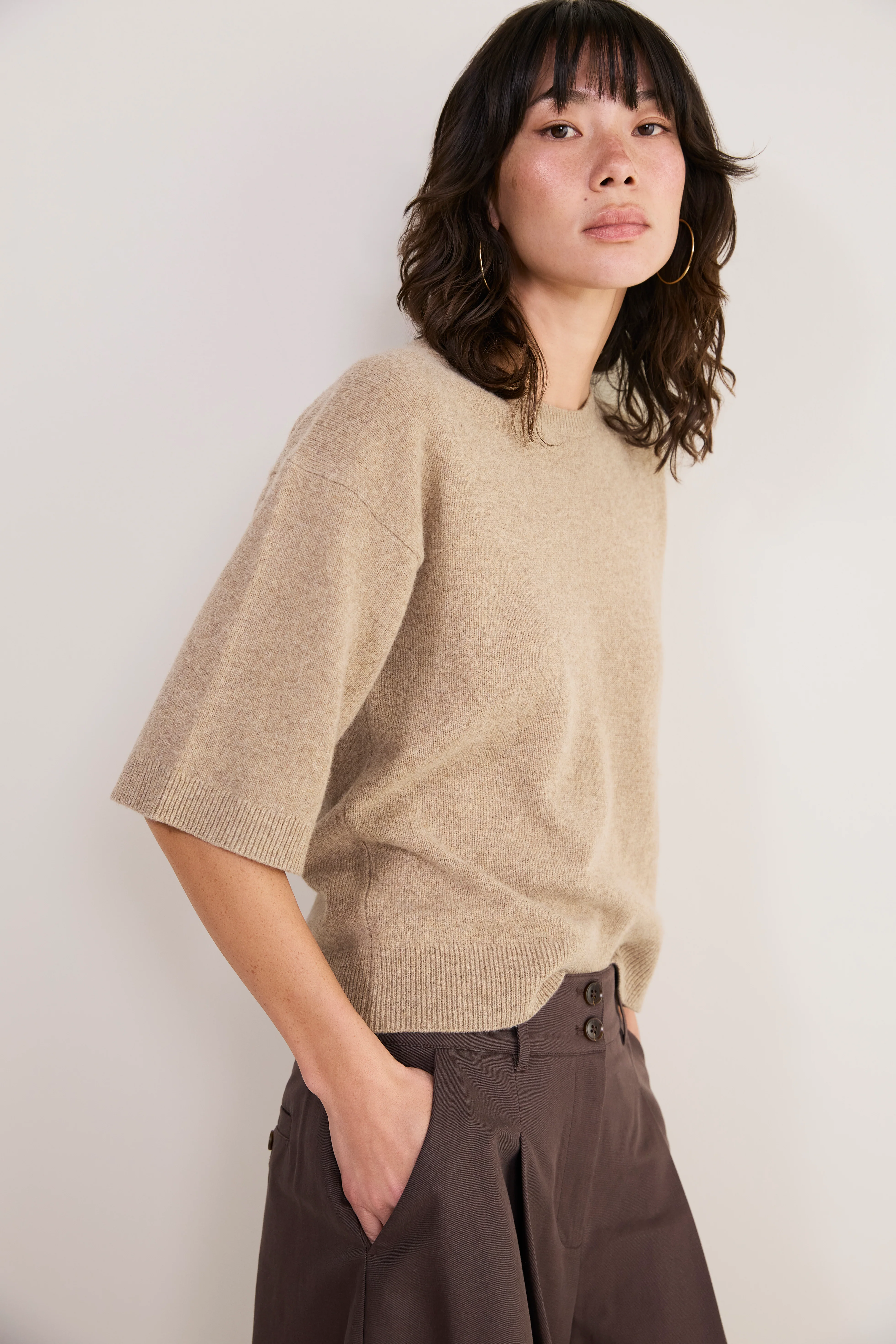 Maeve Knitted Top - Oatmeal - Image 2