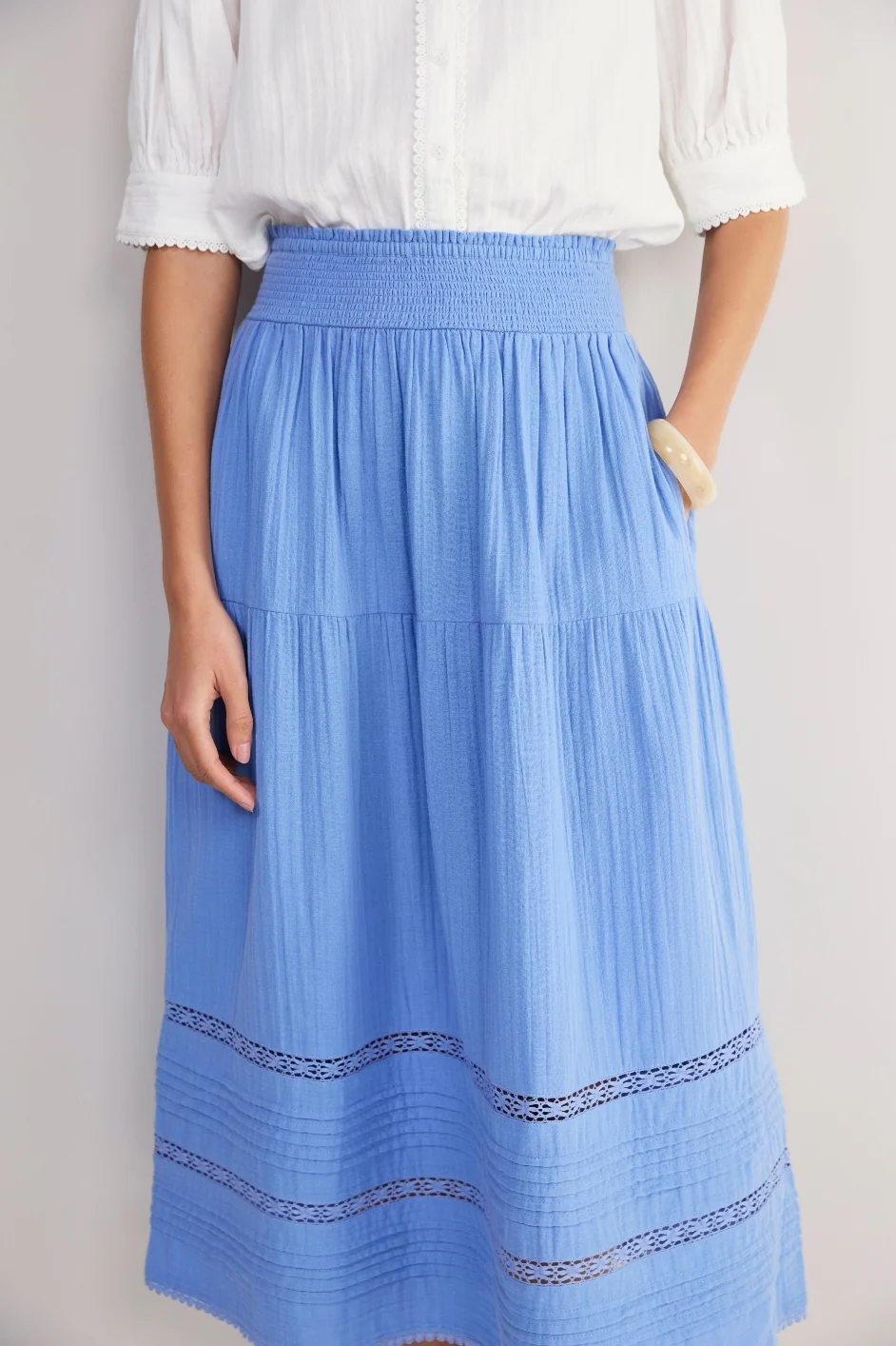 Margot Skirt - Riviera Blue - Image 2
