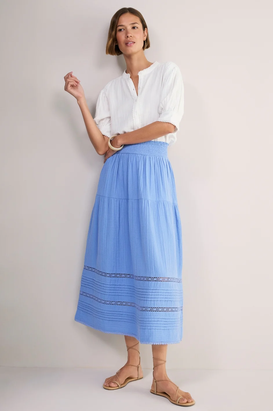 Margot Skirt - Riviera Blue - Image 4