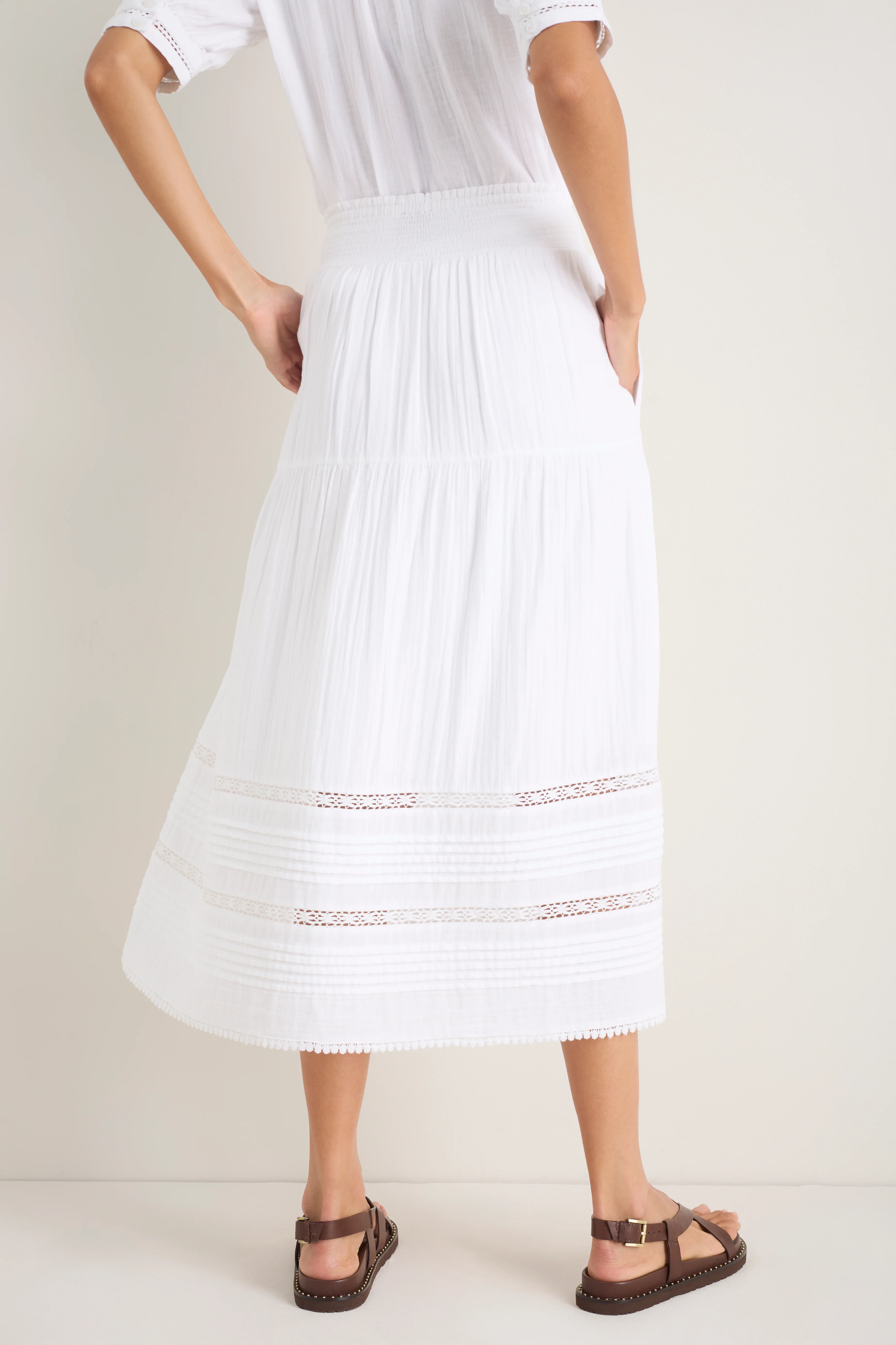 Margot Skirt - White - Image 3