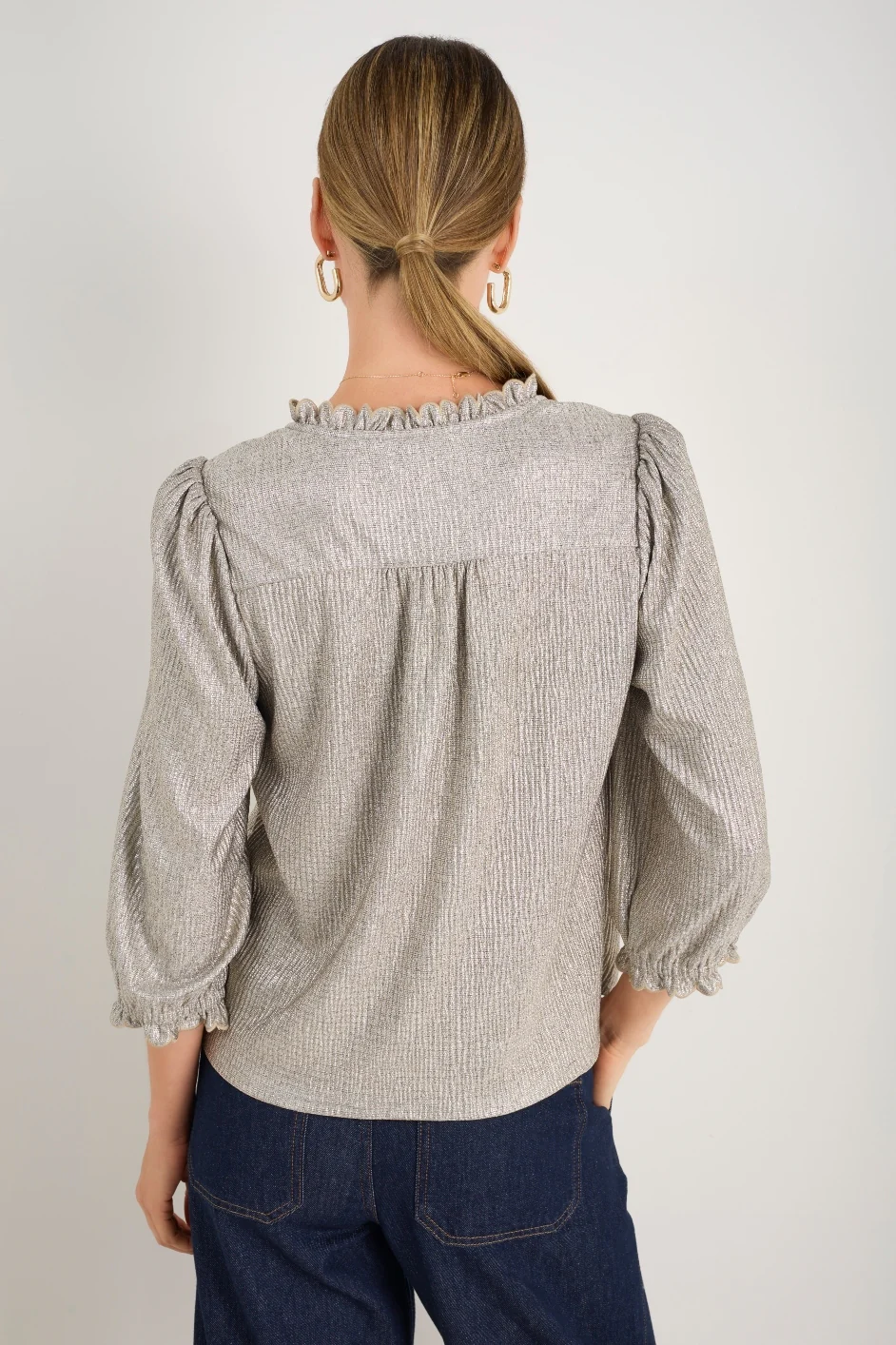 Mariam Top - Champagne Metallic - Image 5
