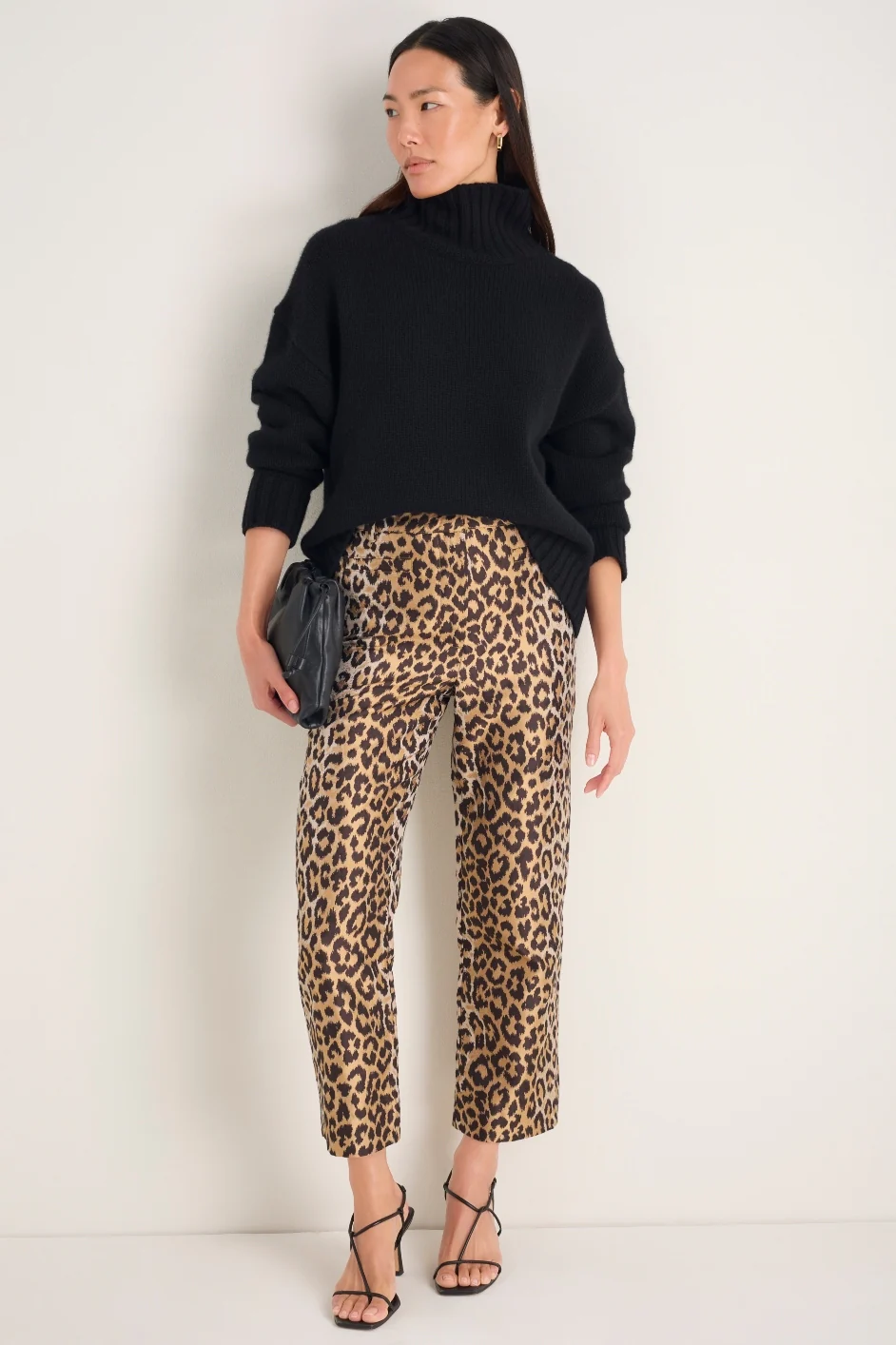 Marianne Jacquard Trouser - Leopard - Image 4