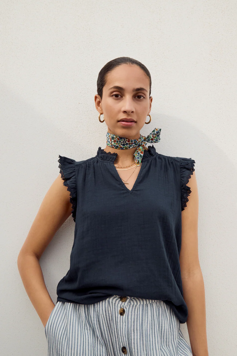 Marlow Top - Deep Midnight - Image 5