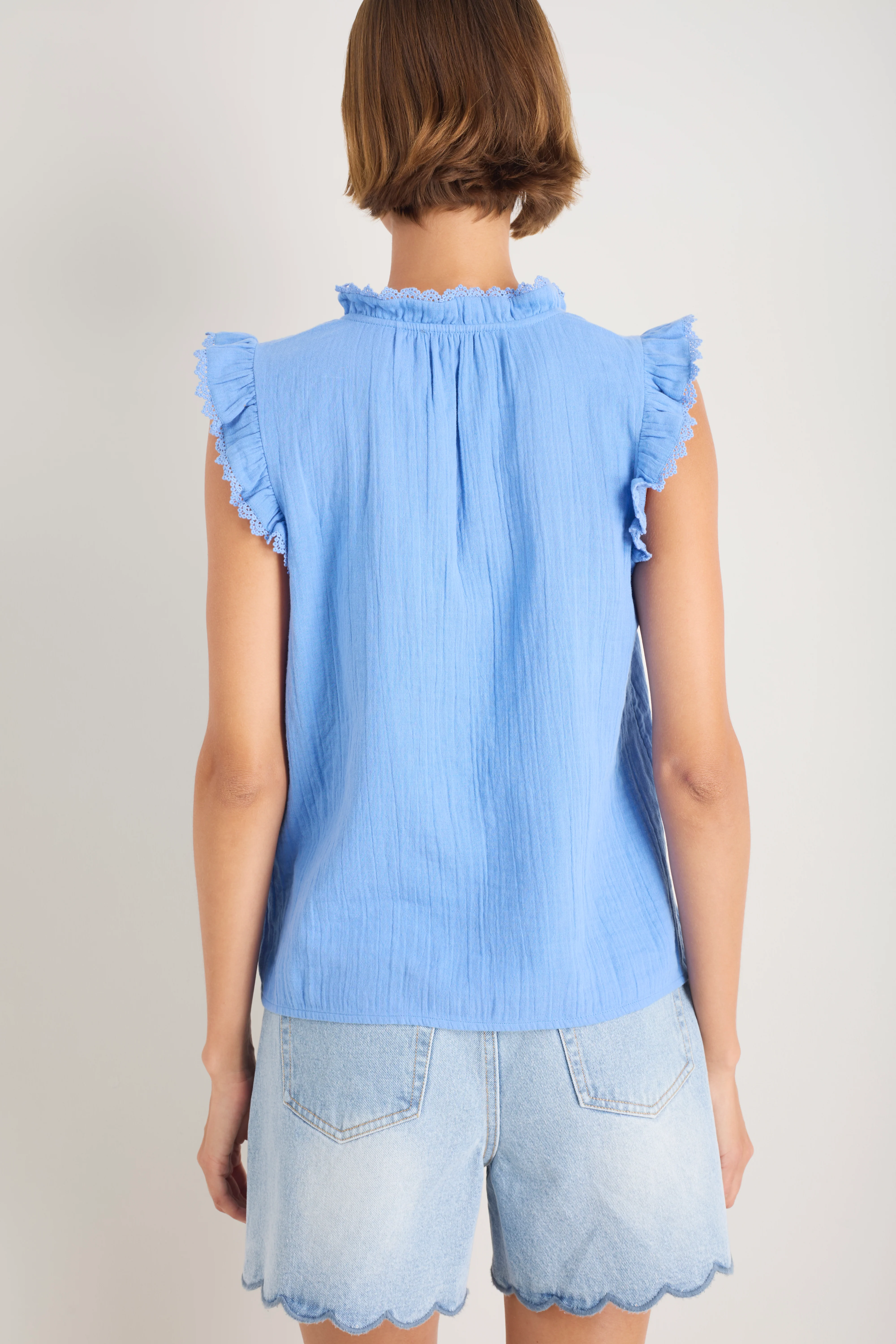 Marlow Top - Riviera Blue - Image 5
