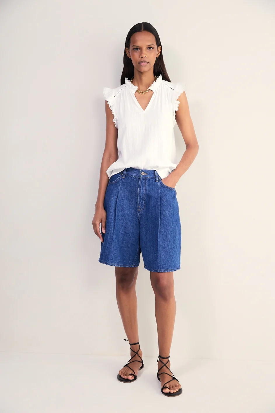 Marlow Top - White - Image 4