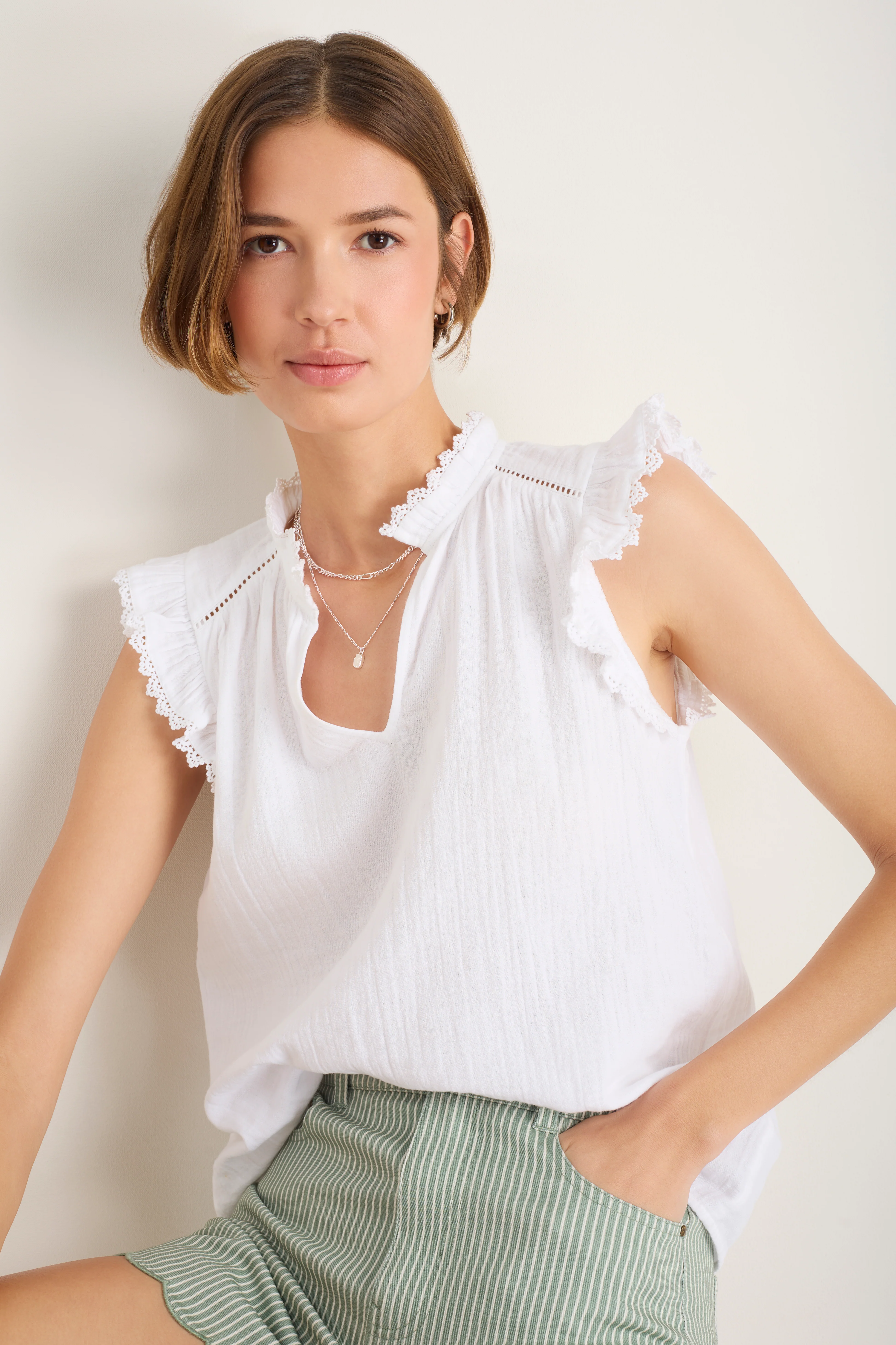 Marlow Top - White - Image 6