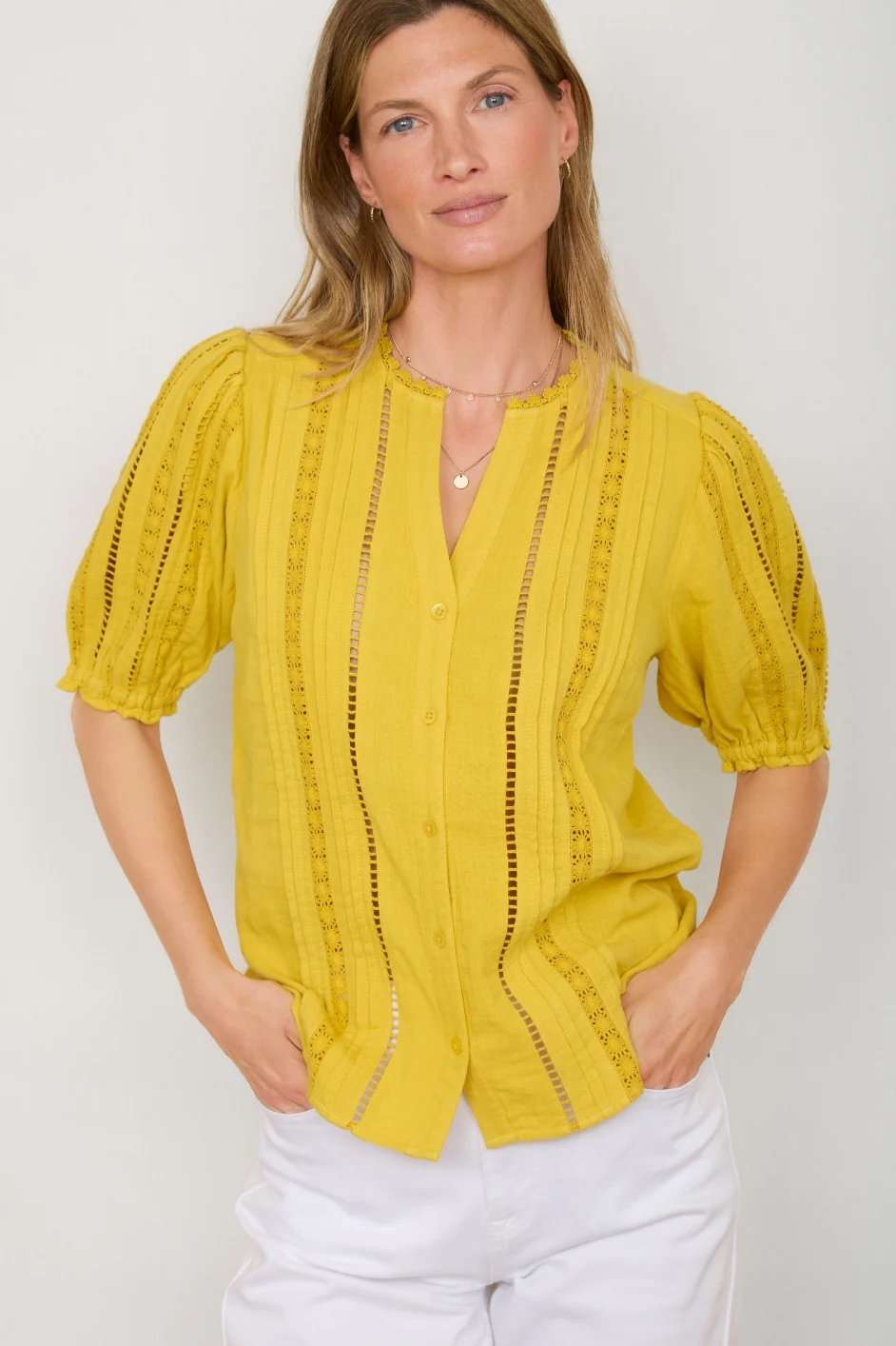Melissa Blouse - Ochre - Image 3
