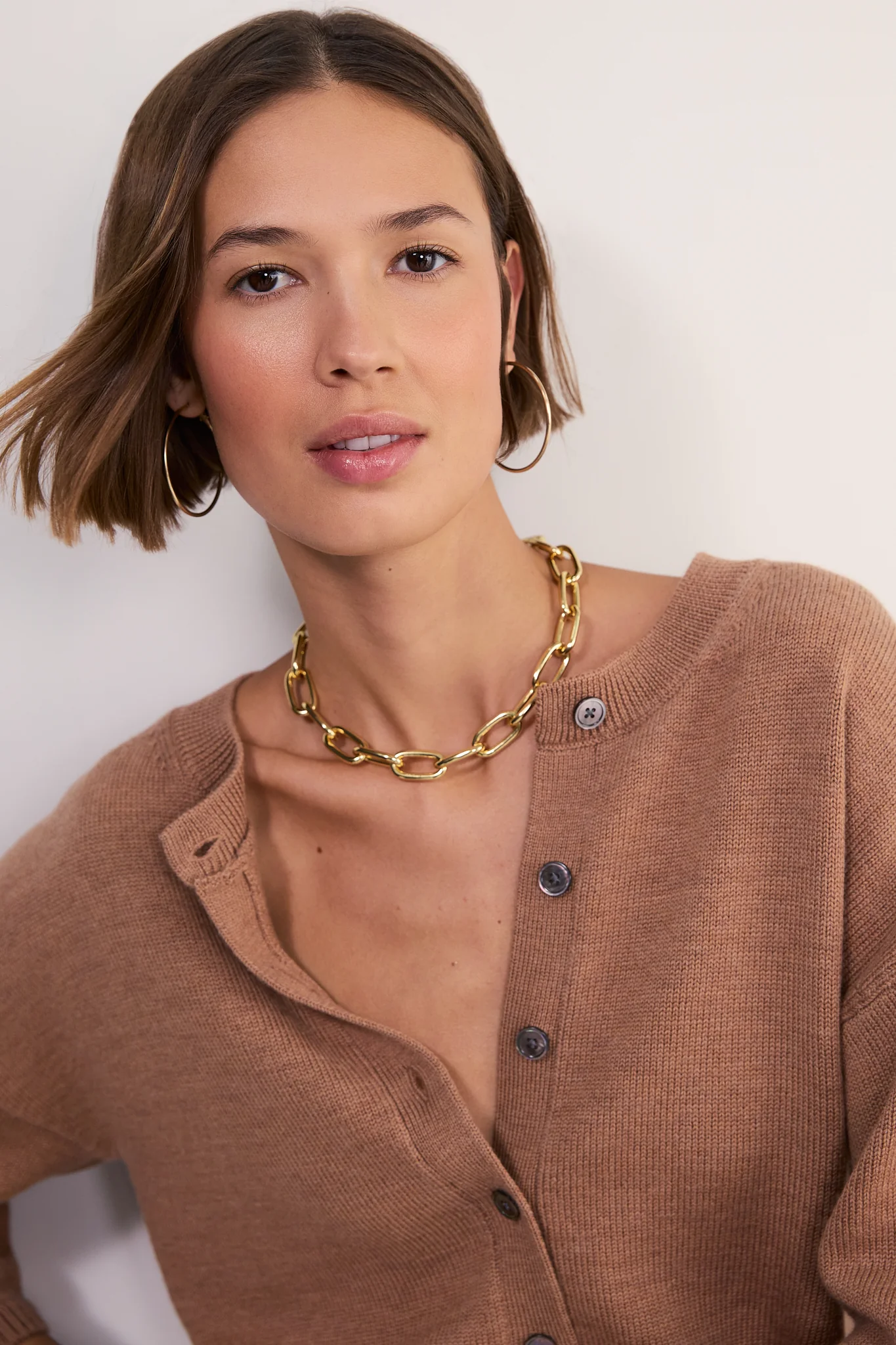 Mia Cardigan - Toffee - Image 4
