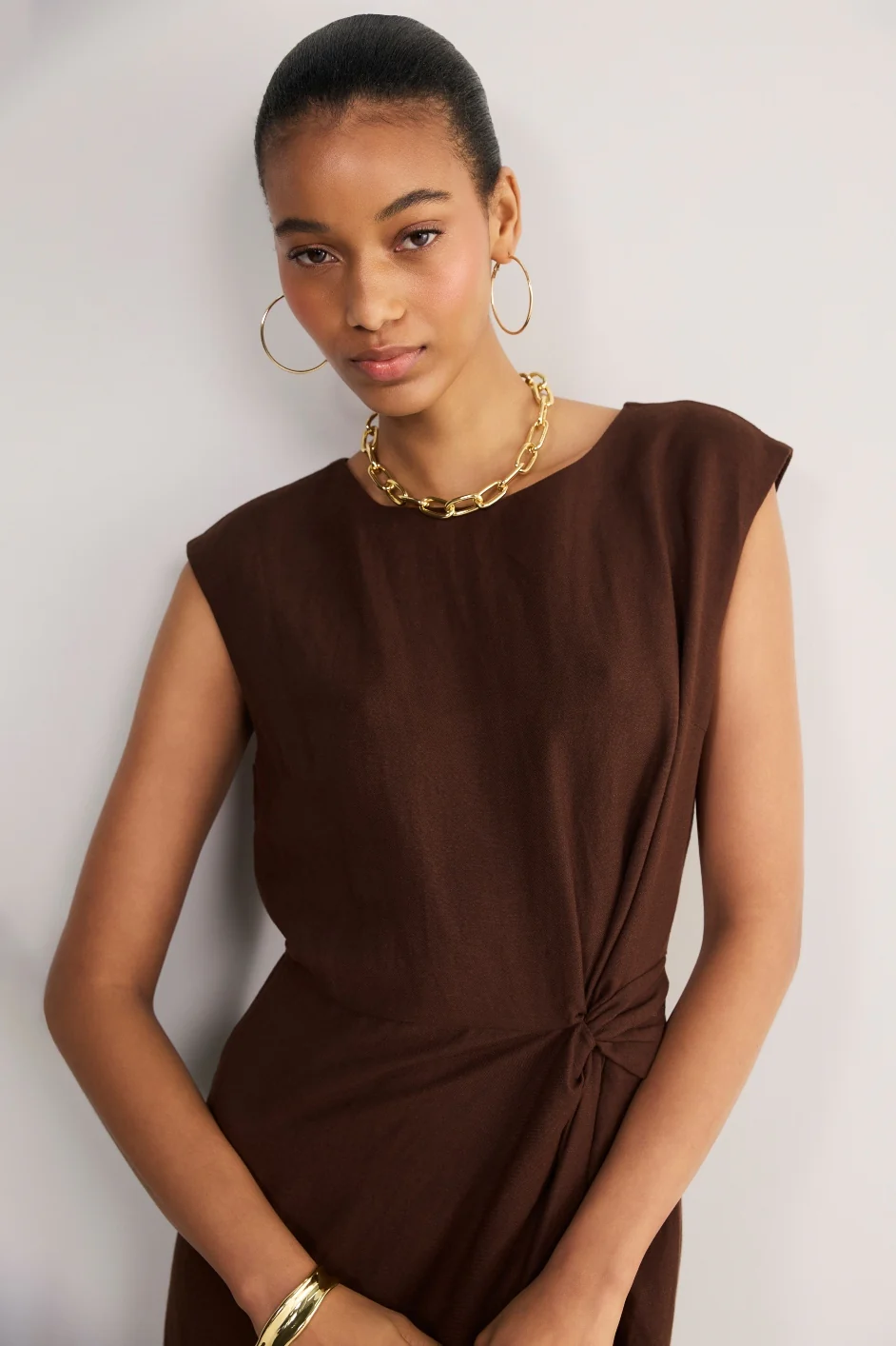 Monikh Dress - Cocoa - Image 3