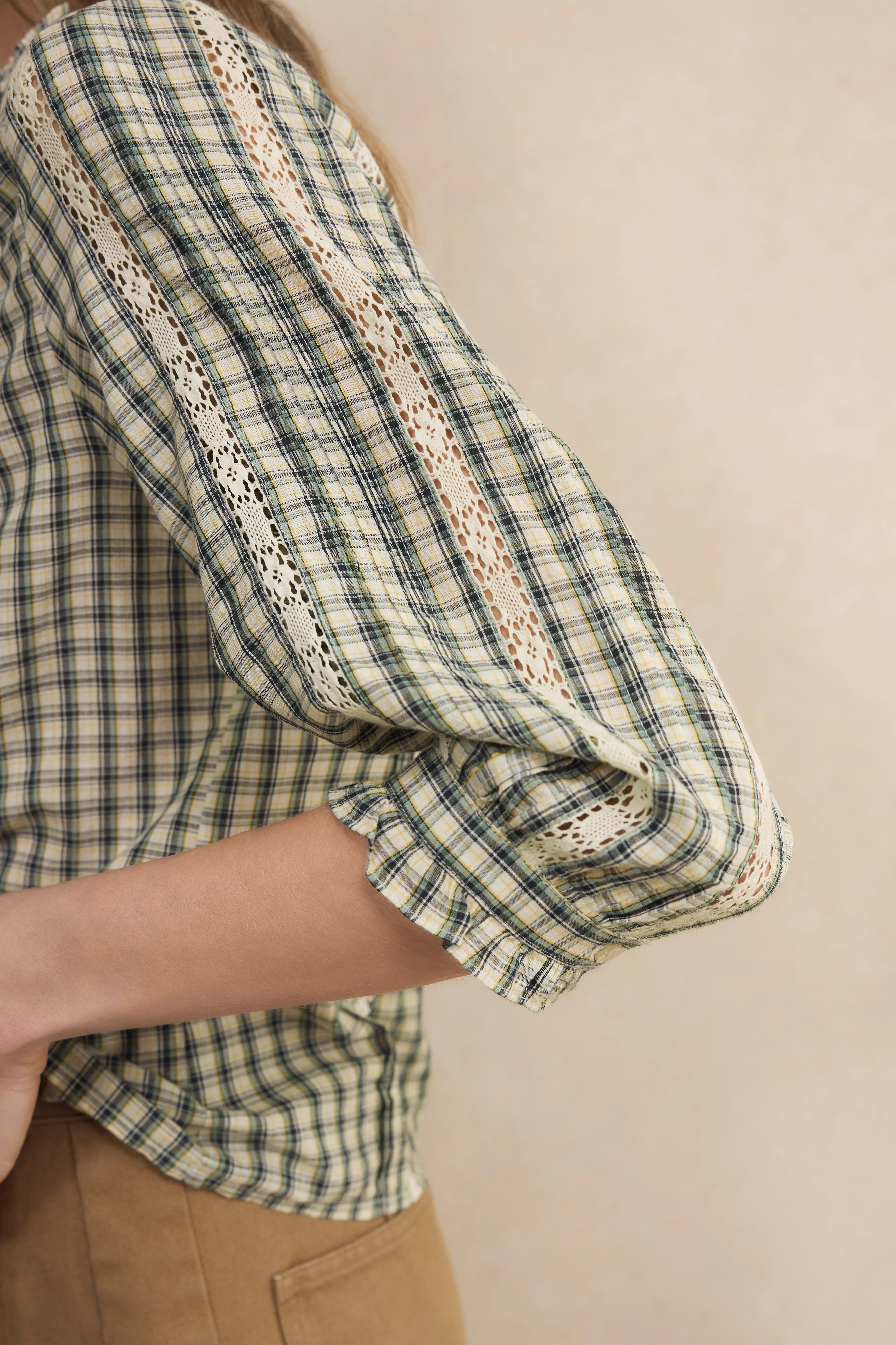 Nelly Blouse - Multi Check - Image 3