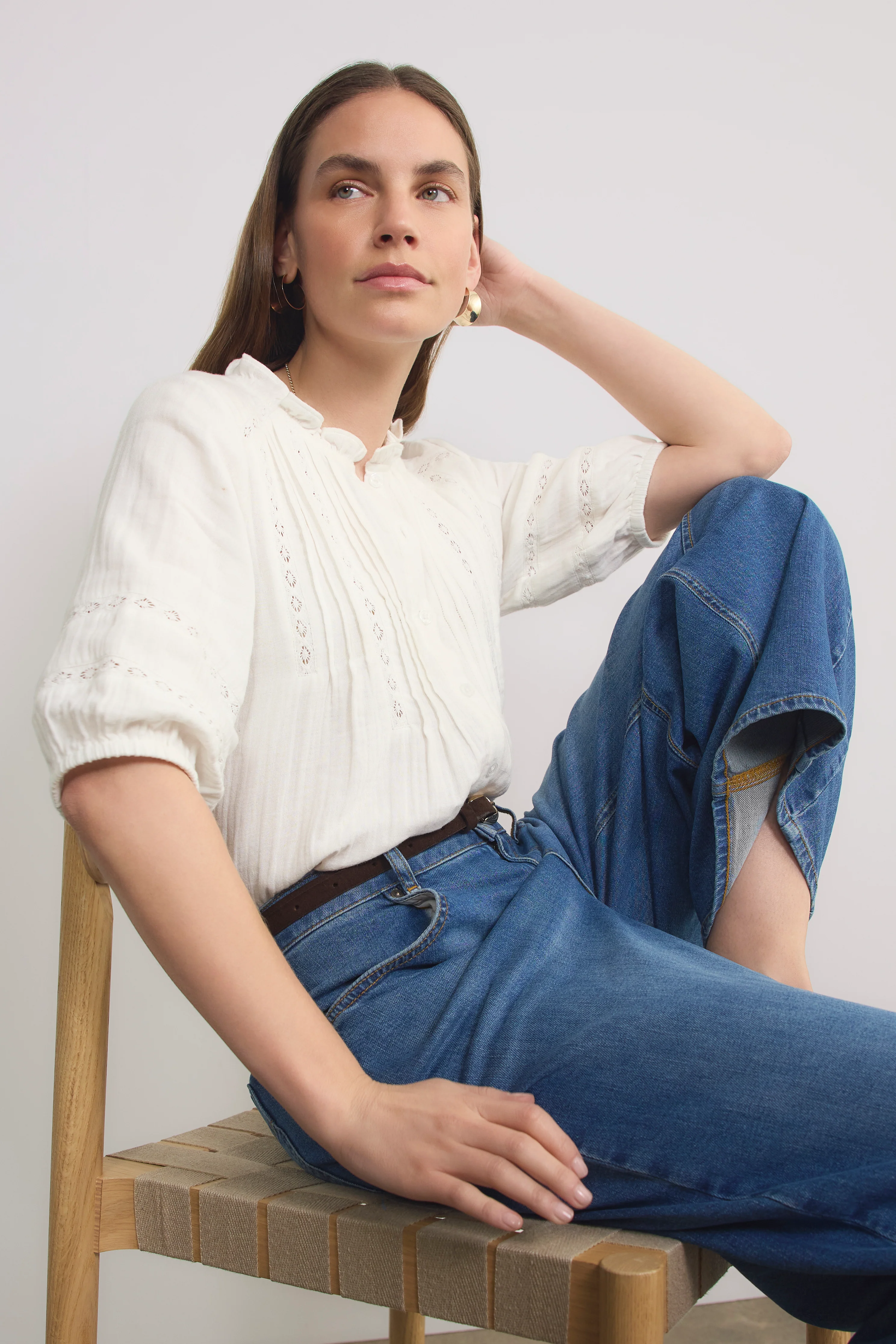 Nina Blouse - White - Image 10