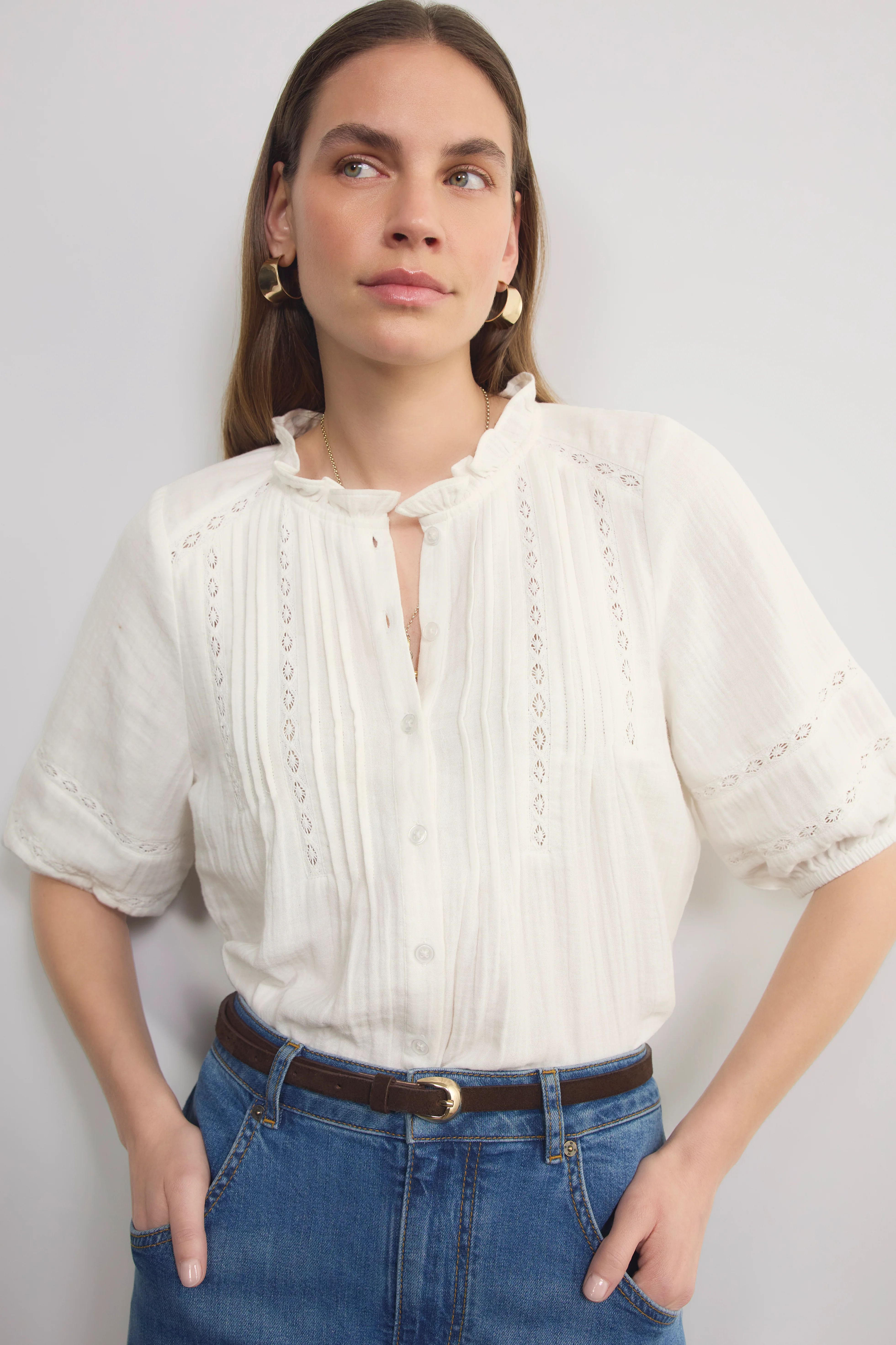 Nina Blouse - White - Image 11