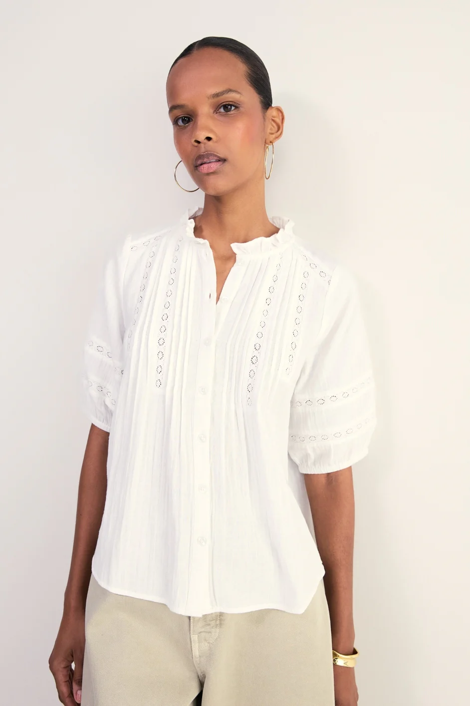 Nina Blouse - White - Image 4