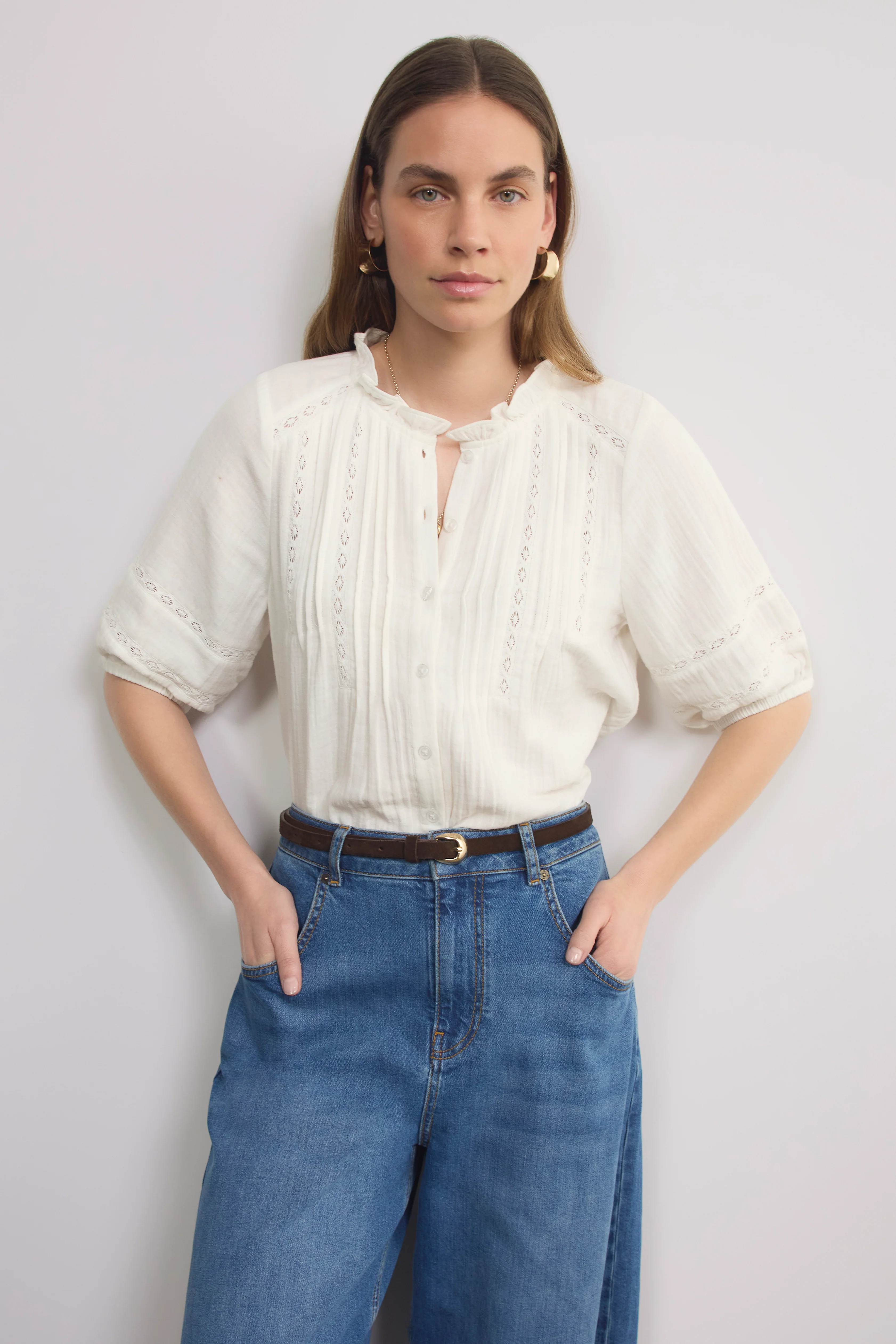 Nina Blouse - White - Image 6
