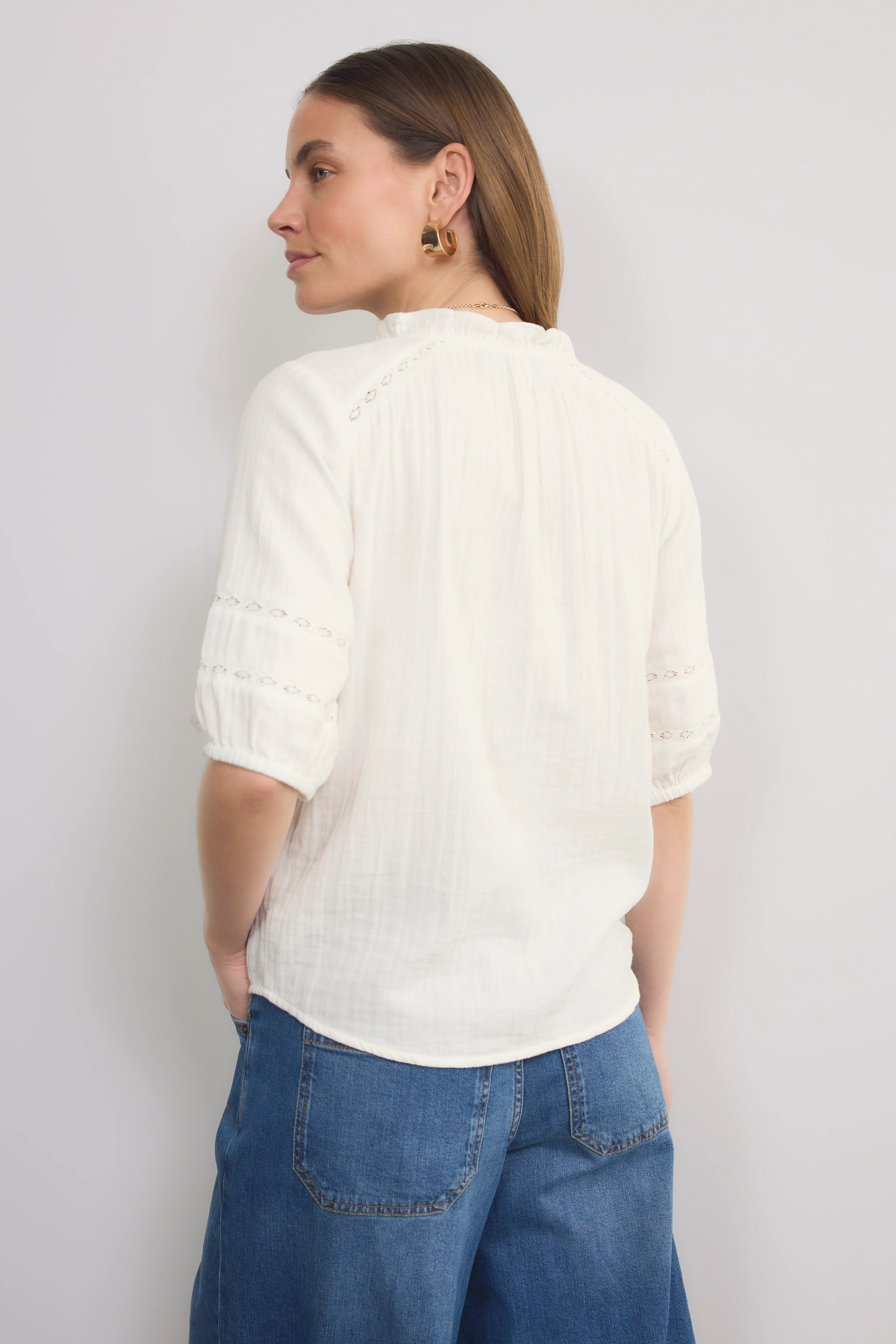 Nina Blouse - White - Image 8