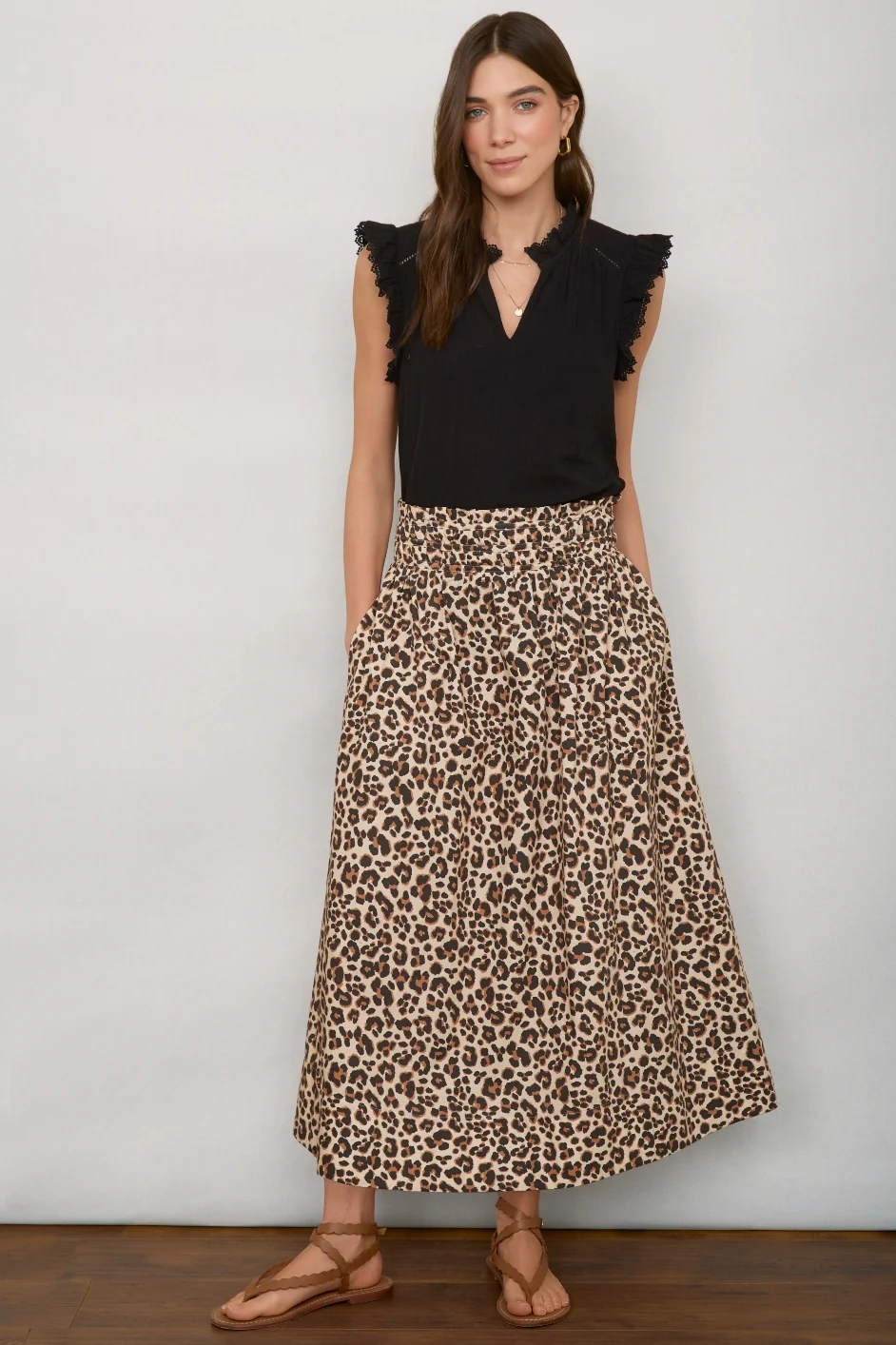 Nylah Skirt - Leopard - Image 2