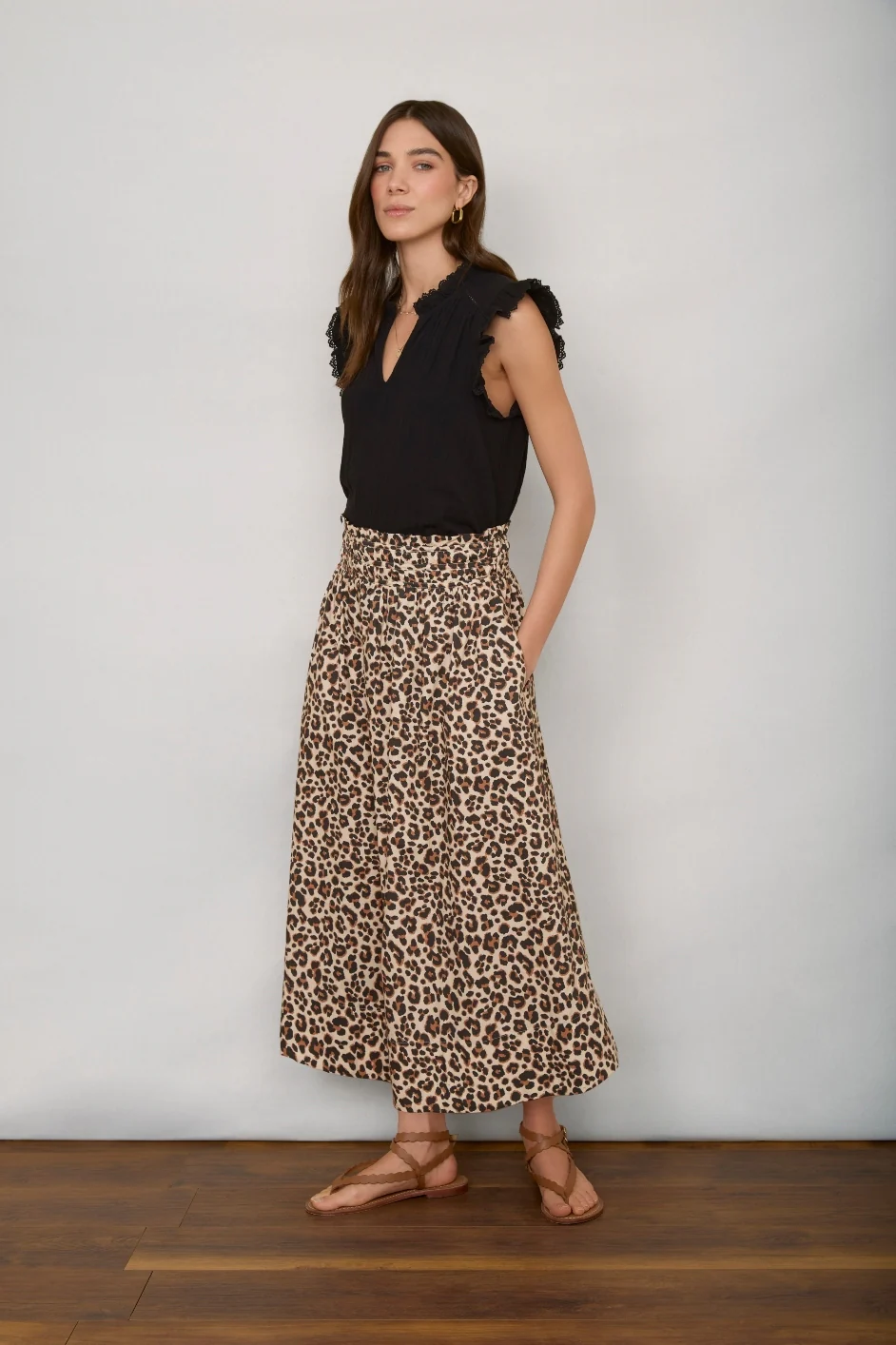 Nylah Skirt - Leopard - Image 3