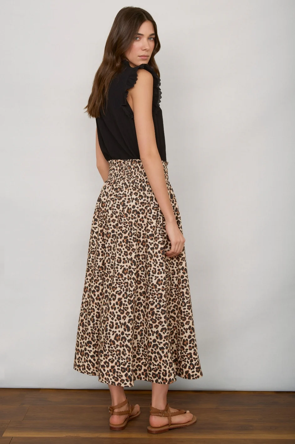 Nylah Skirt - Leopard - Image 4