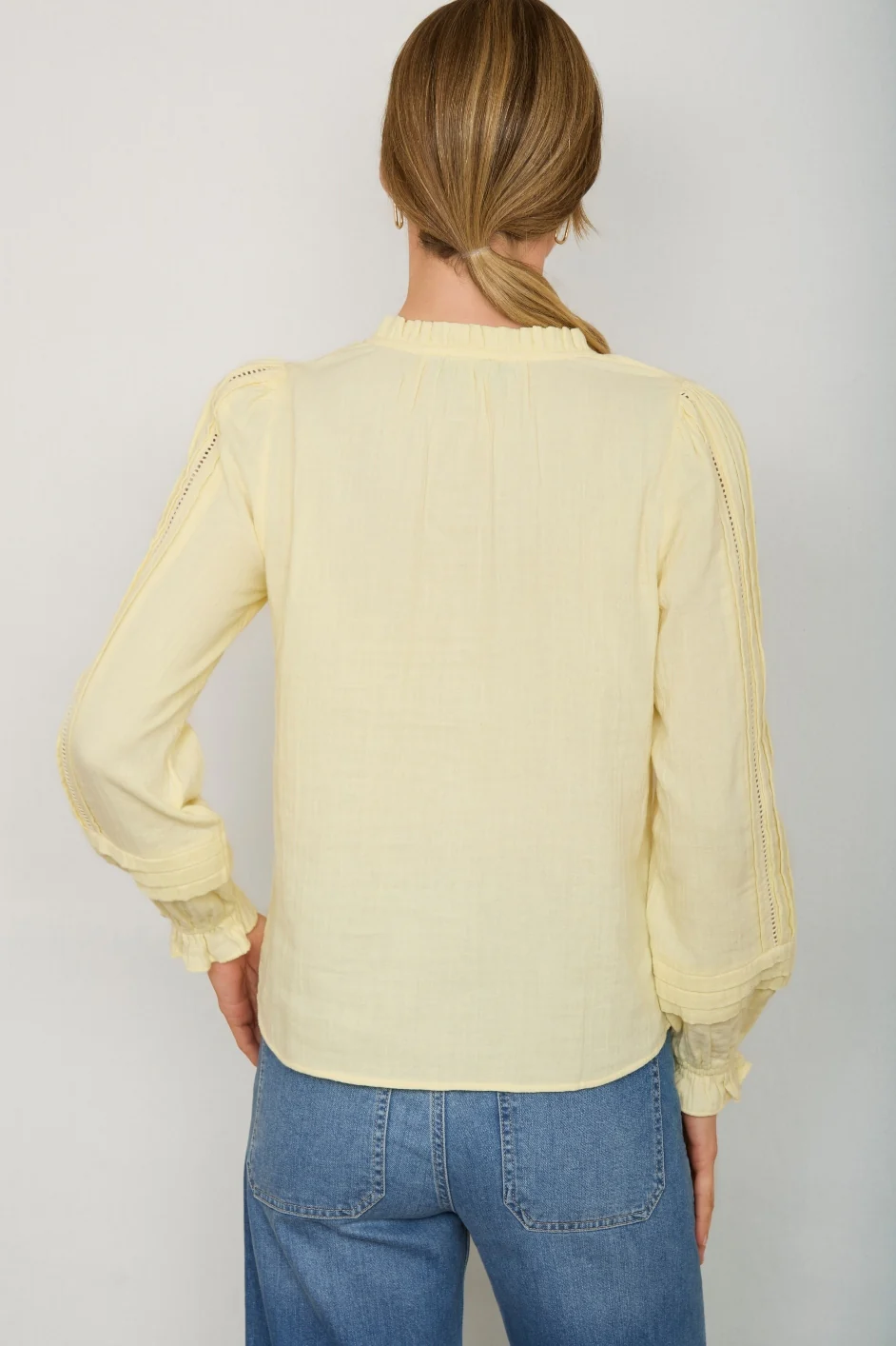 Otti Blouse - Lemon - Image 4