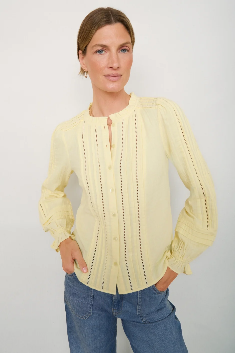Otti Blouse - Lemon - Image 5