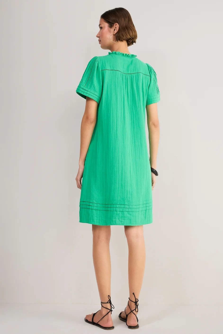 Otti Short Dress - Jade Green - Image 3