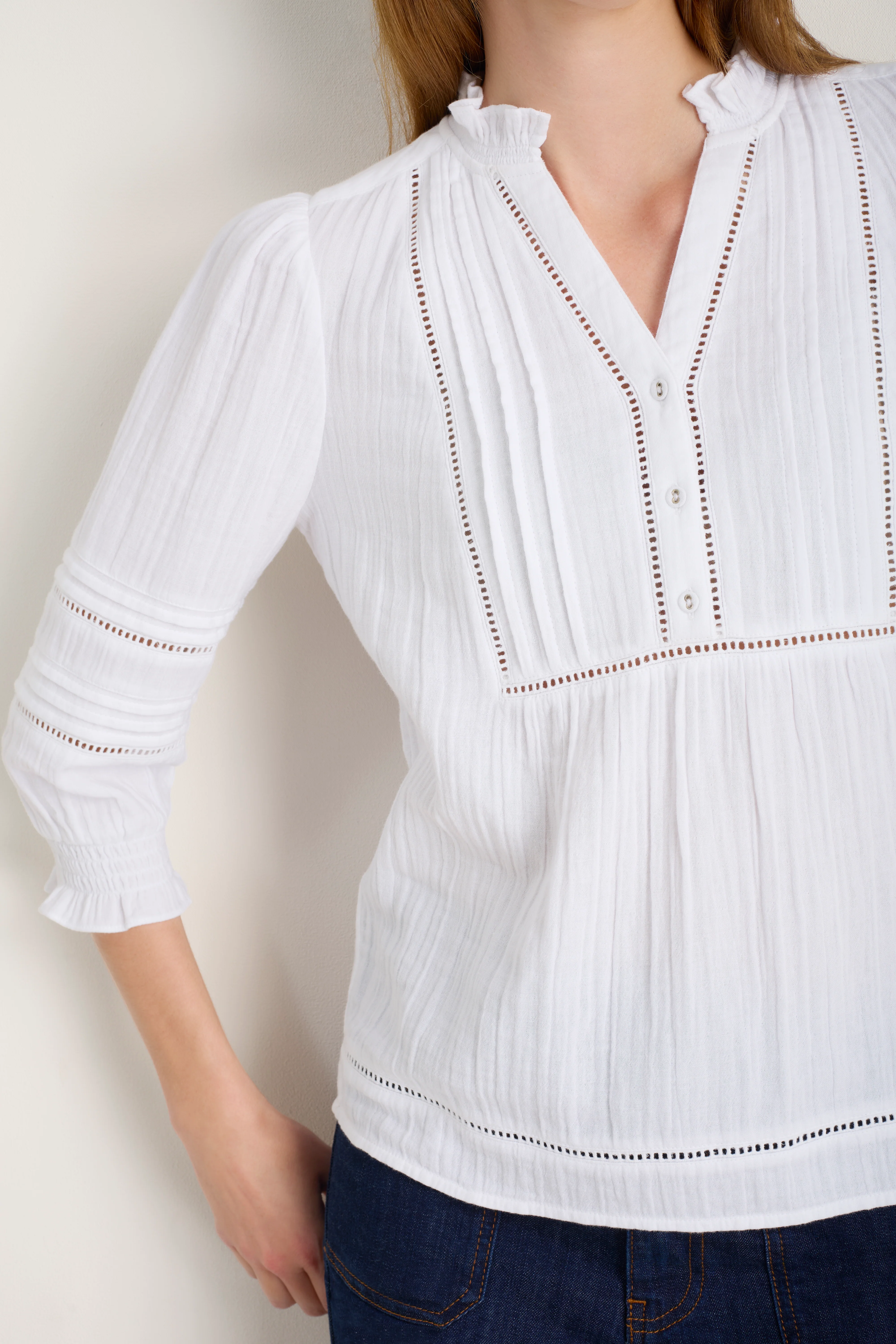 Ottilina Blouse - White - Image 2