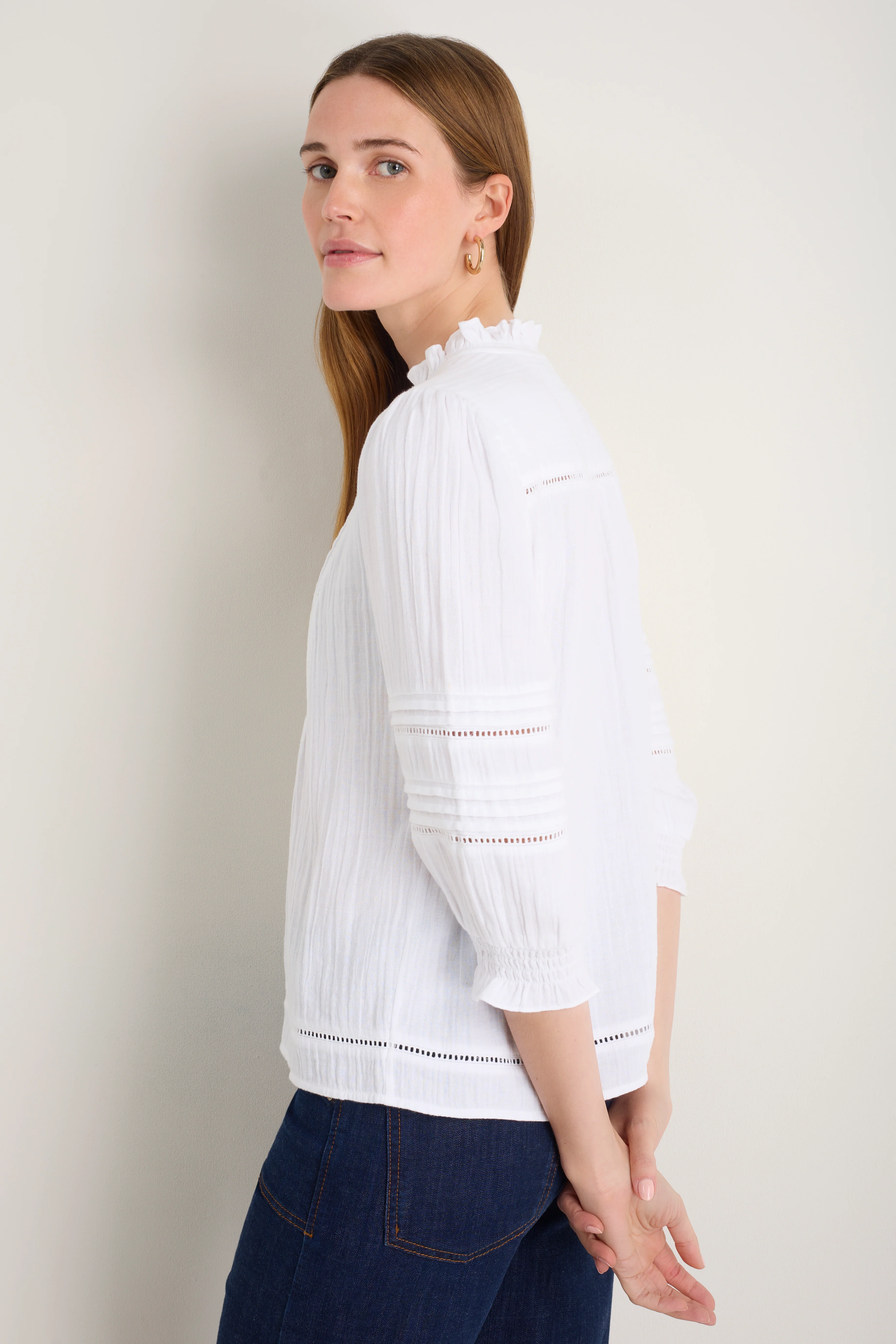 Ottilina Blouse - White - Image 3