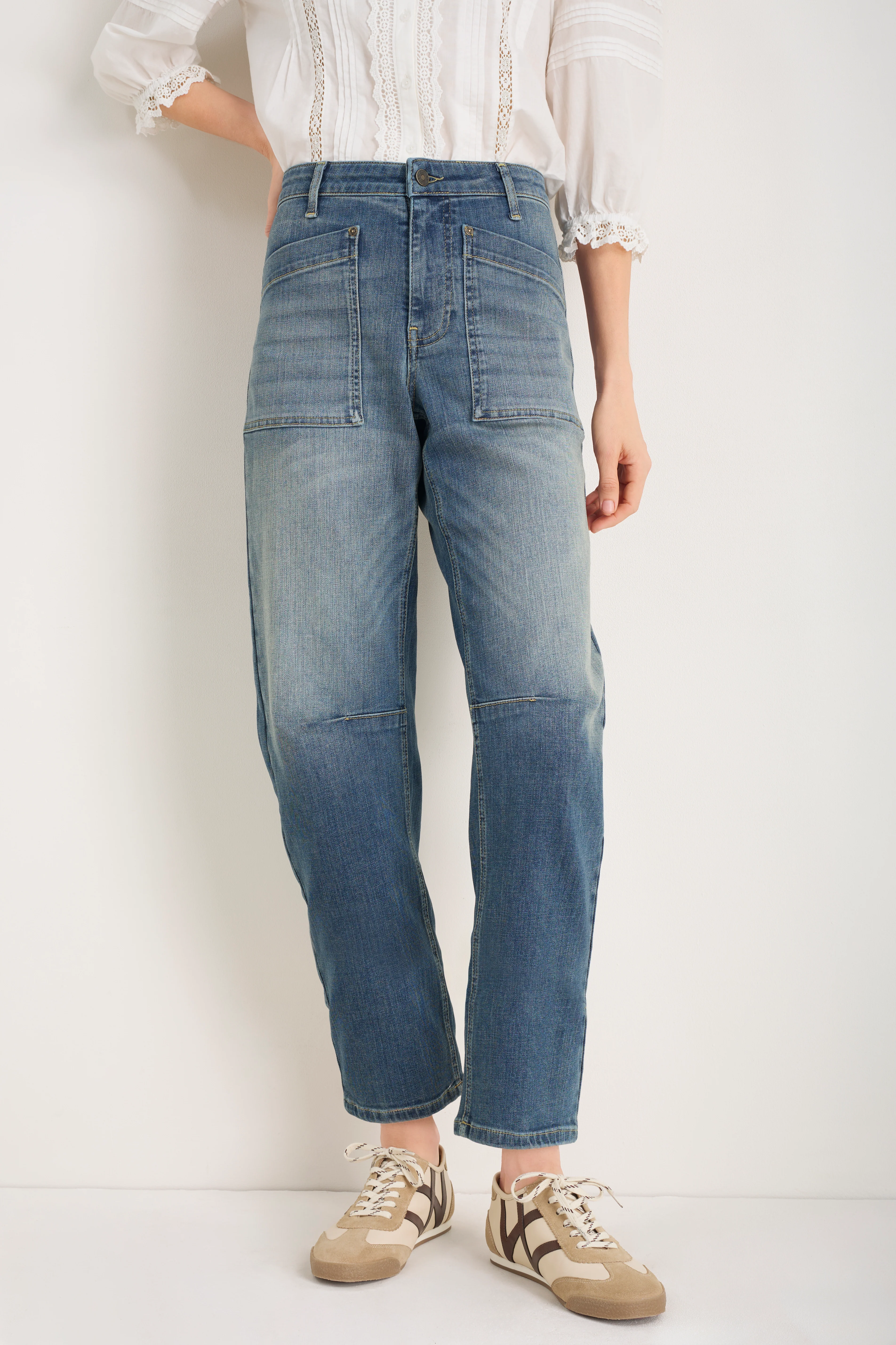 Paloma Barrel Jean - Vintage Wash - Image 2