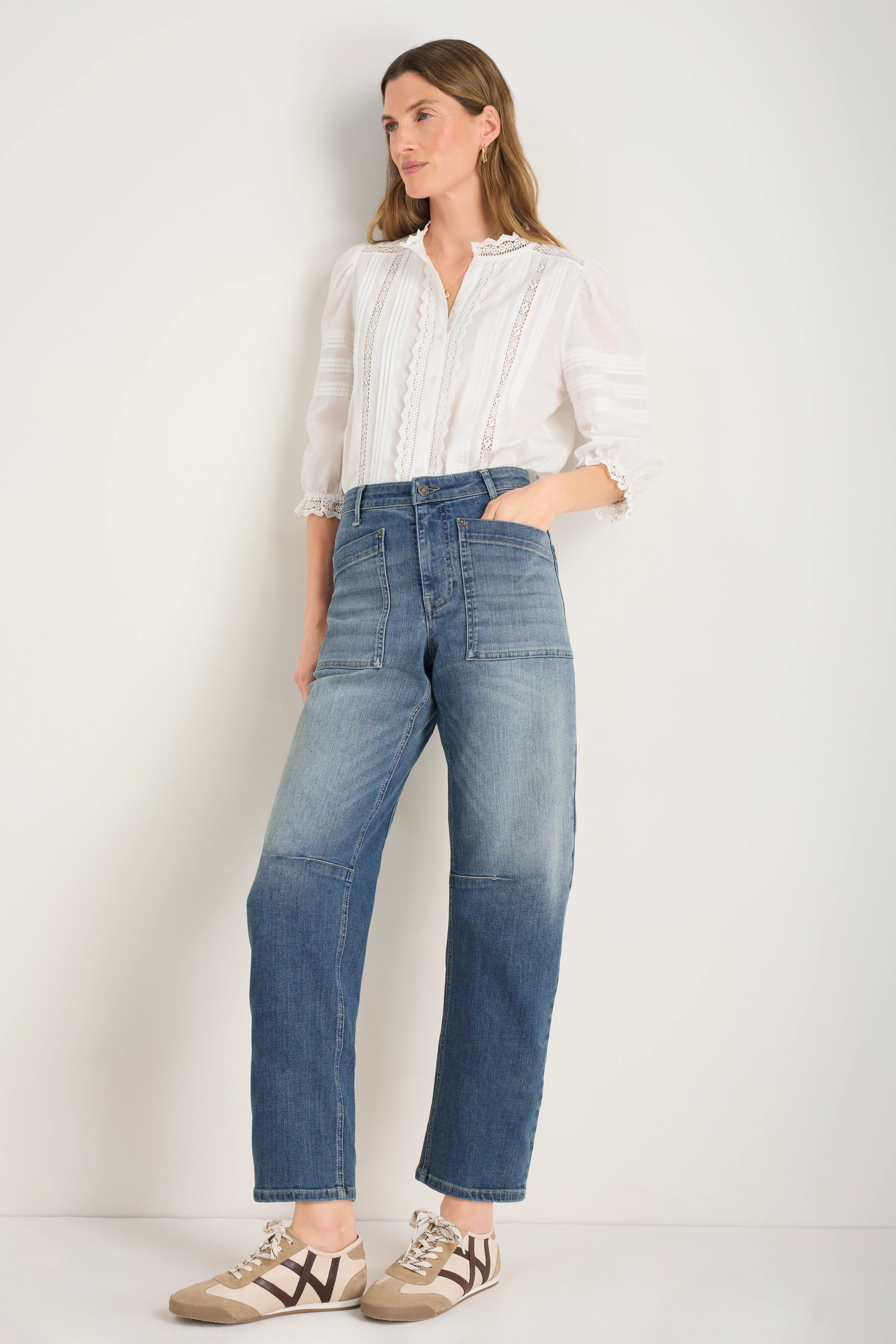 Paloma Barrel Jean - Vintage Wash - Image 3