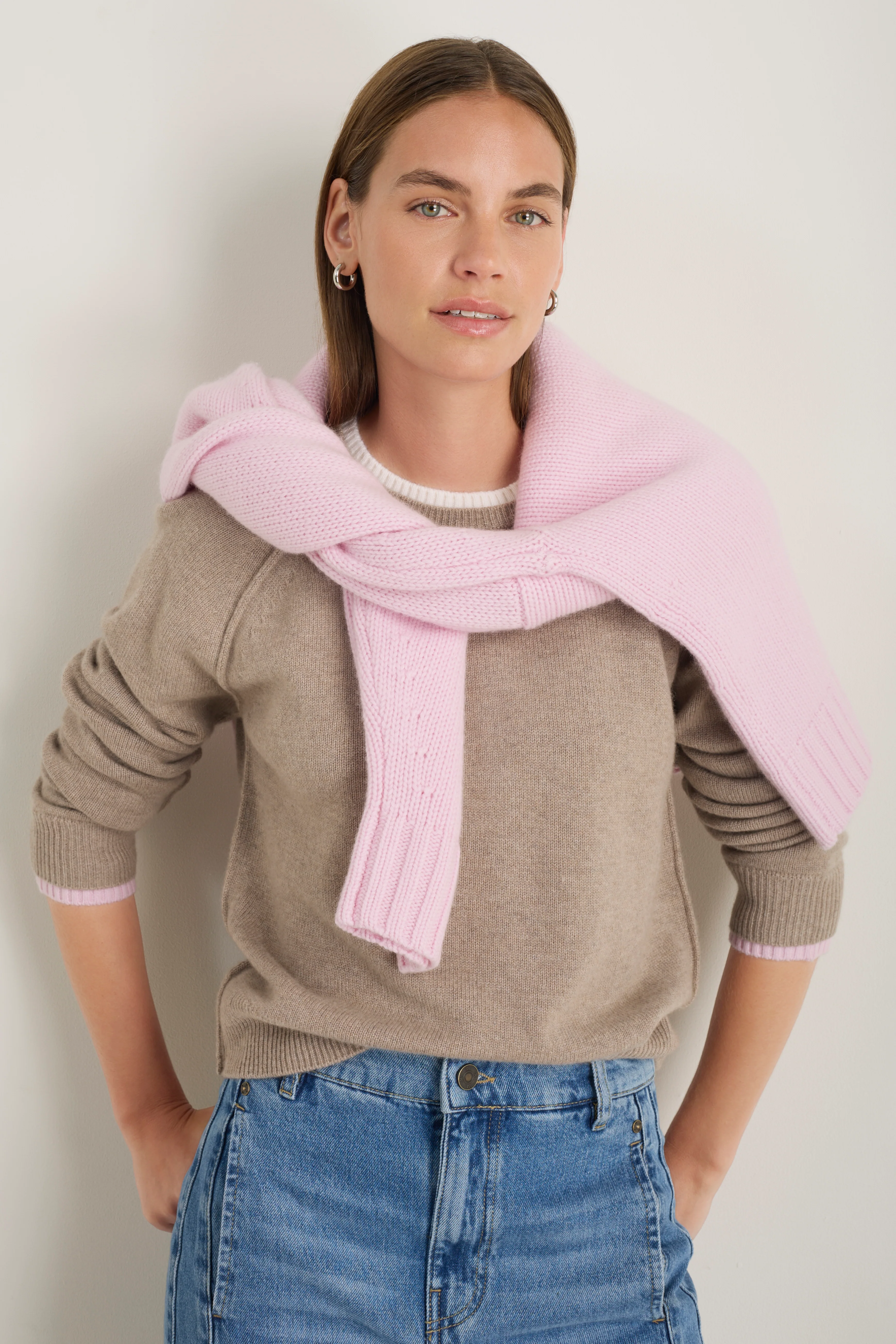 Pandora Jumper - Toast/Ivory/Blossom Pink - Image 3