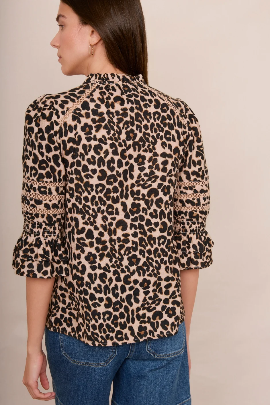 Parker Blouse - Leopard - Image 3