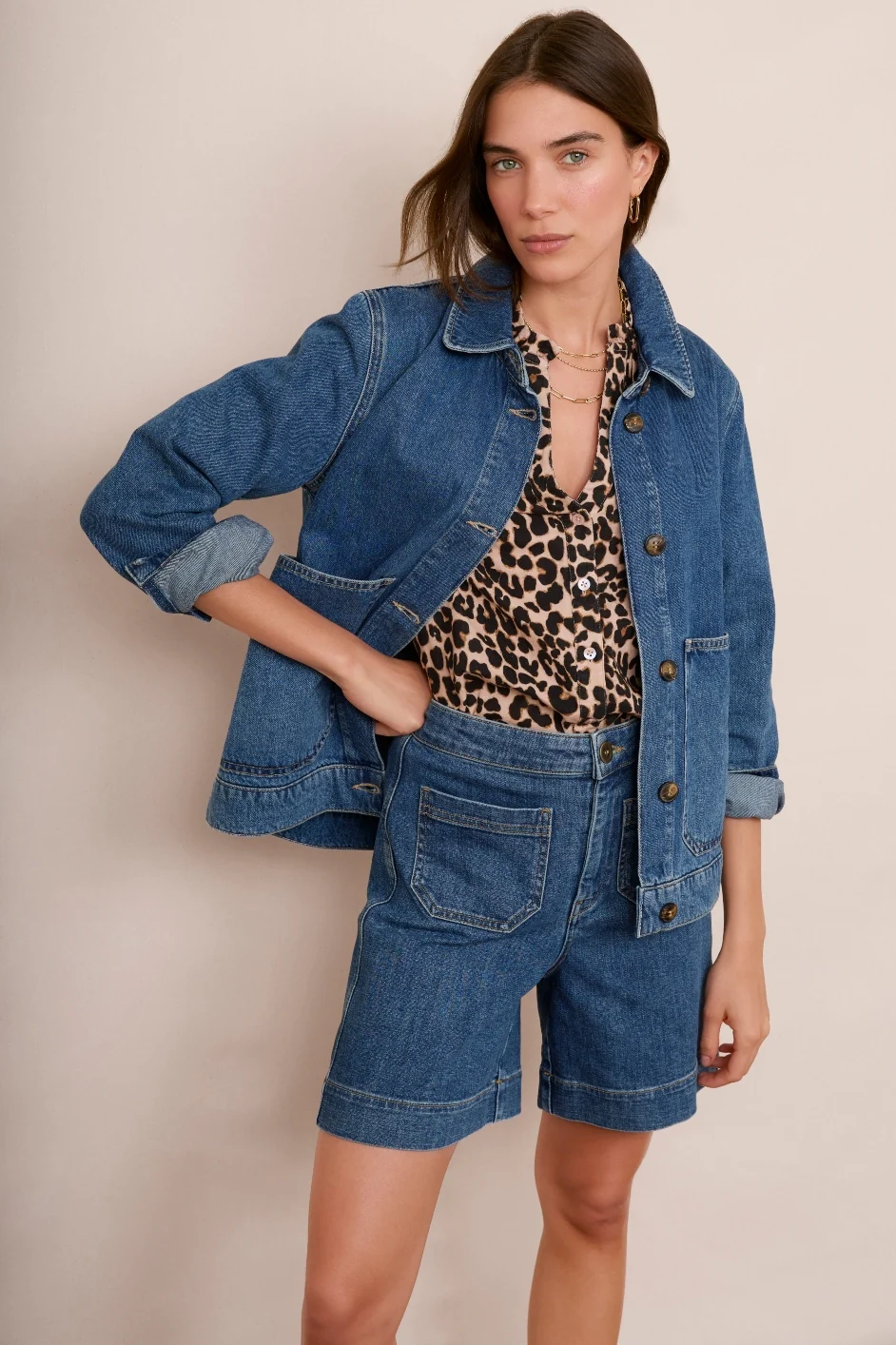 Parker Blouse - Leopard - Image 4