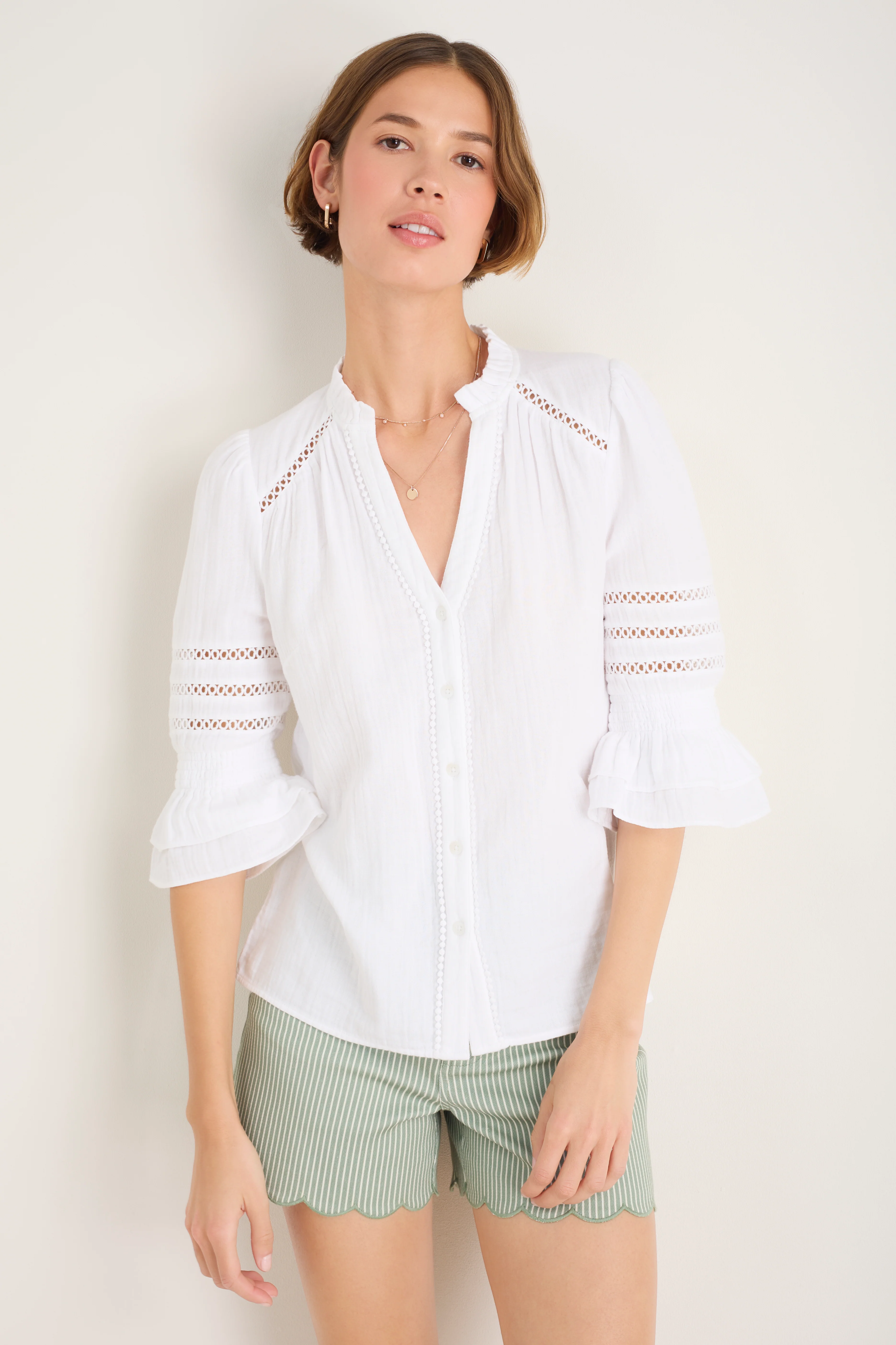 Parker Blouse - White - Image 3