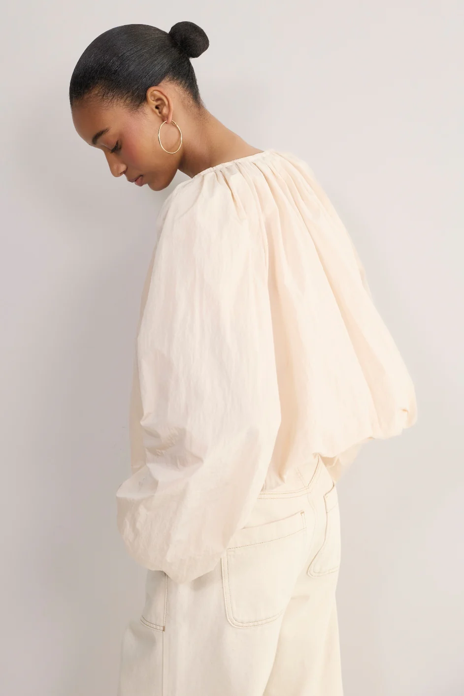 Penelope Puffball Jacket - Dusky Pink - Image 7