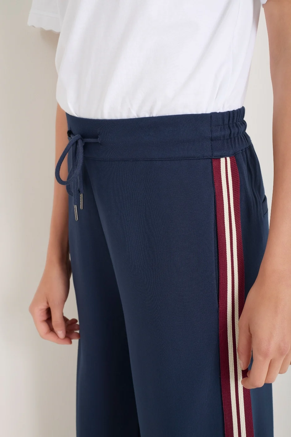 Penny Ponte Trouser - Midnight/Merlot - Image 2