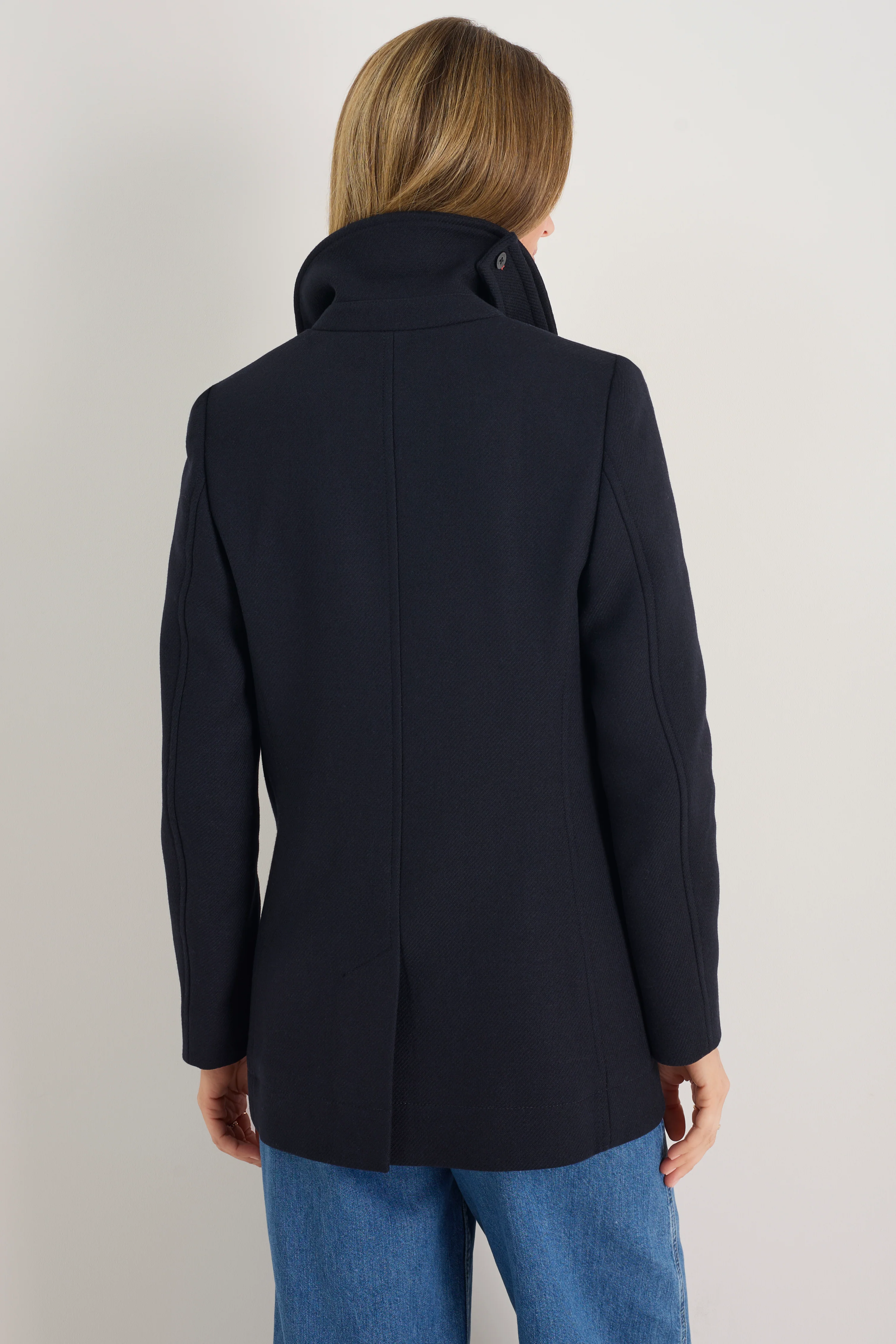 Philippa Pea Coat - Dark Midnight - Image 4