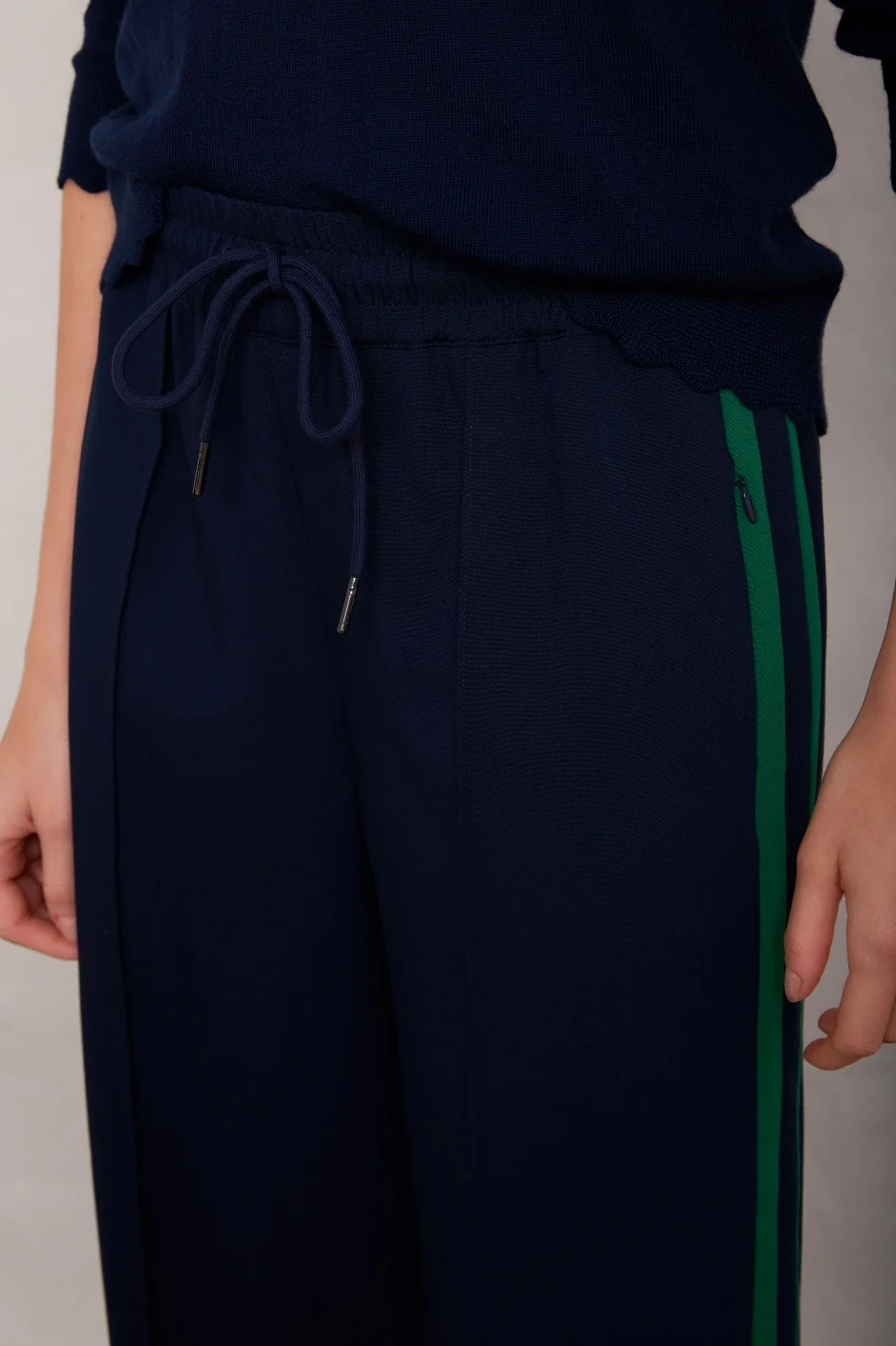 Polly Side Stripe Trouser - Midnight - Image 2