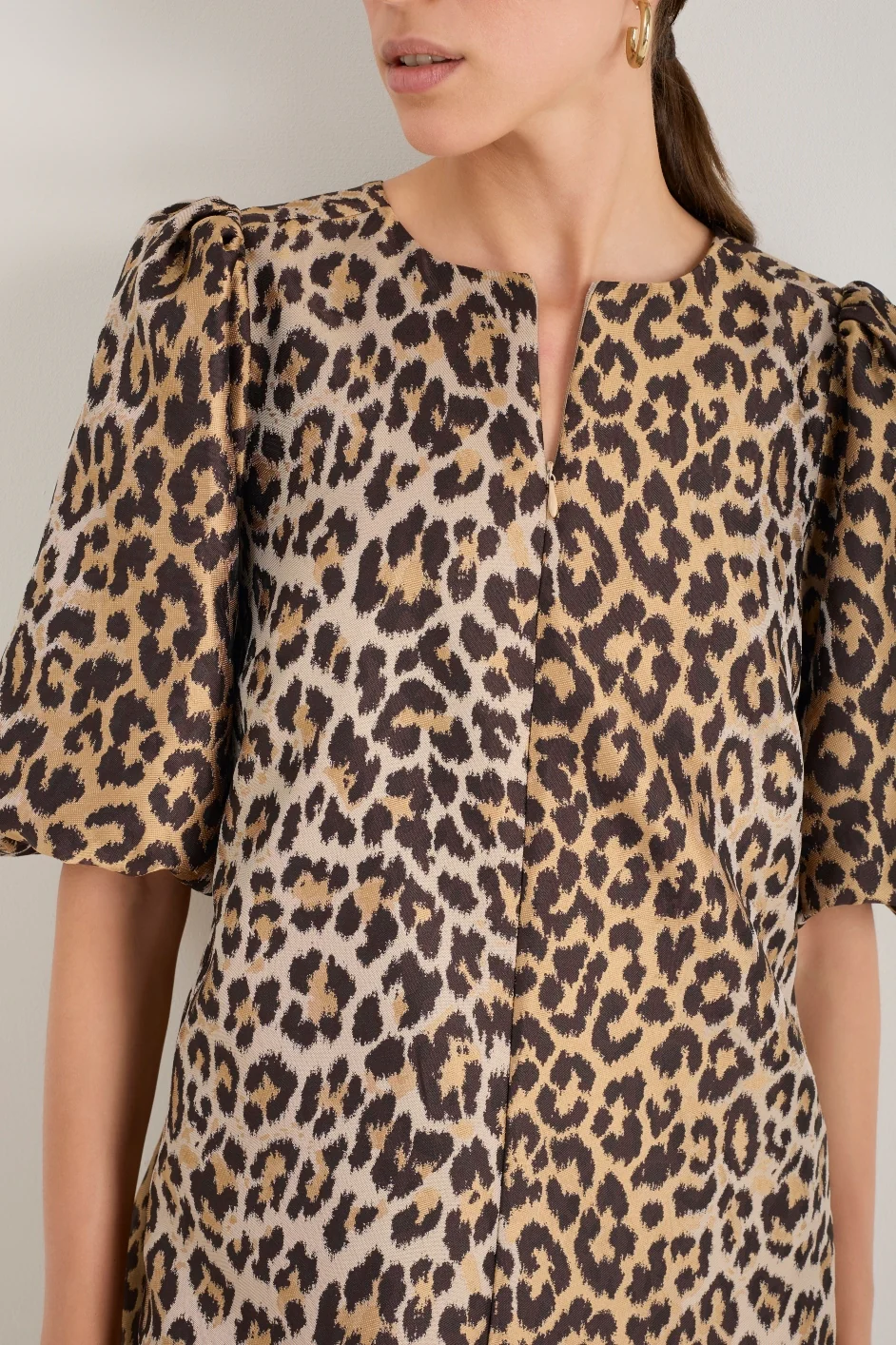 Remy Dress - Leopard Jacquard - Image 2