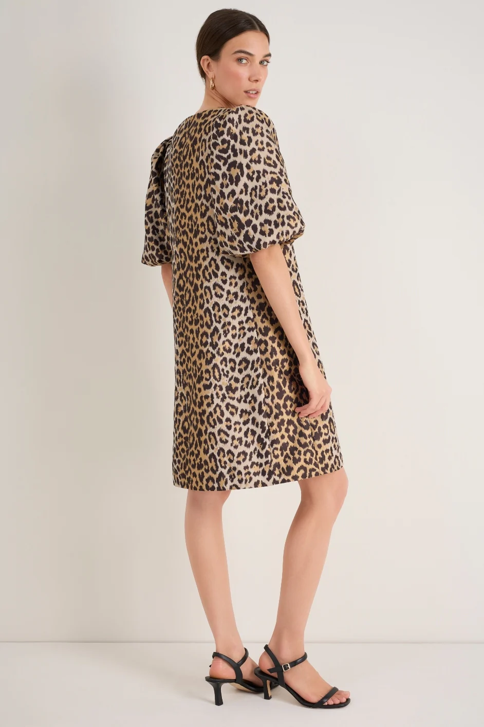 Remy Dress - Leopard Jacquard - Image 4