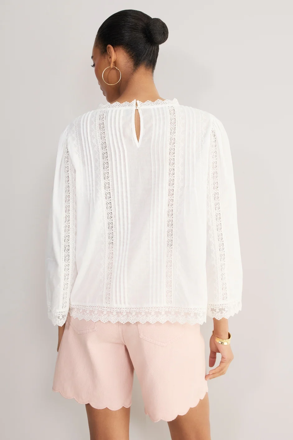 Renee Blouse - White Embroidered - Image 4