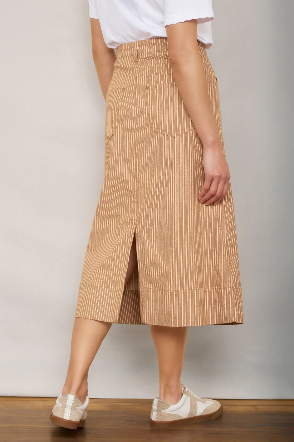 Rosalie Skirt - Tan Stripe - Image 3