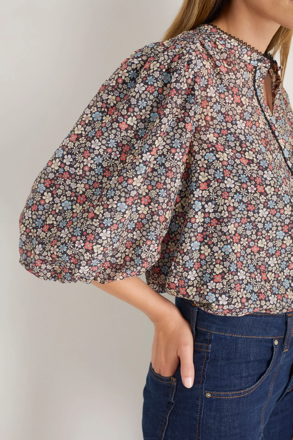 Rosalie Top - Retro Floral - Image 5